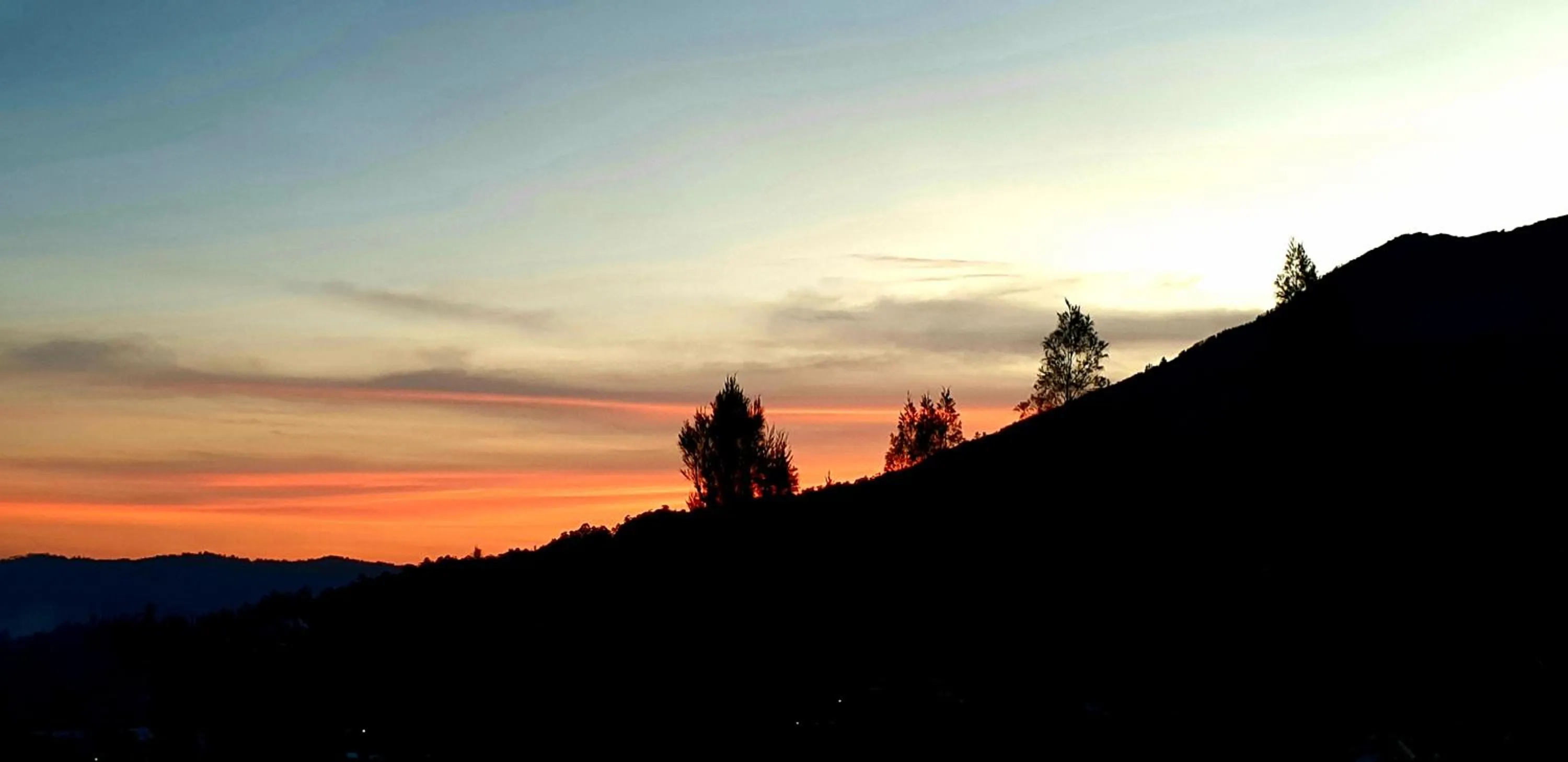 Natural landscape in Volcano Lake View