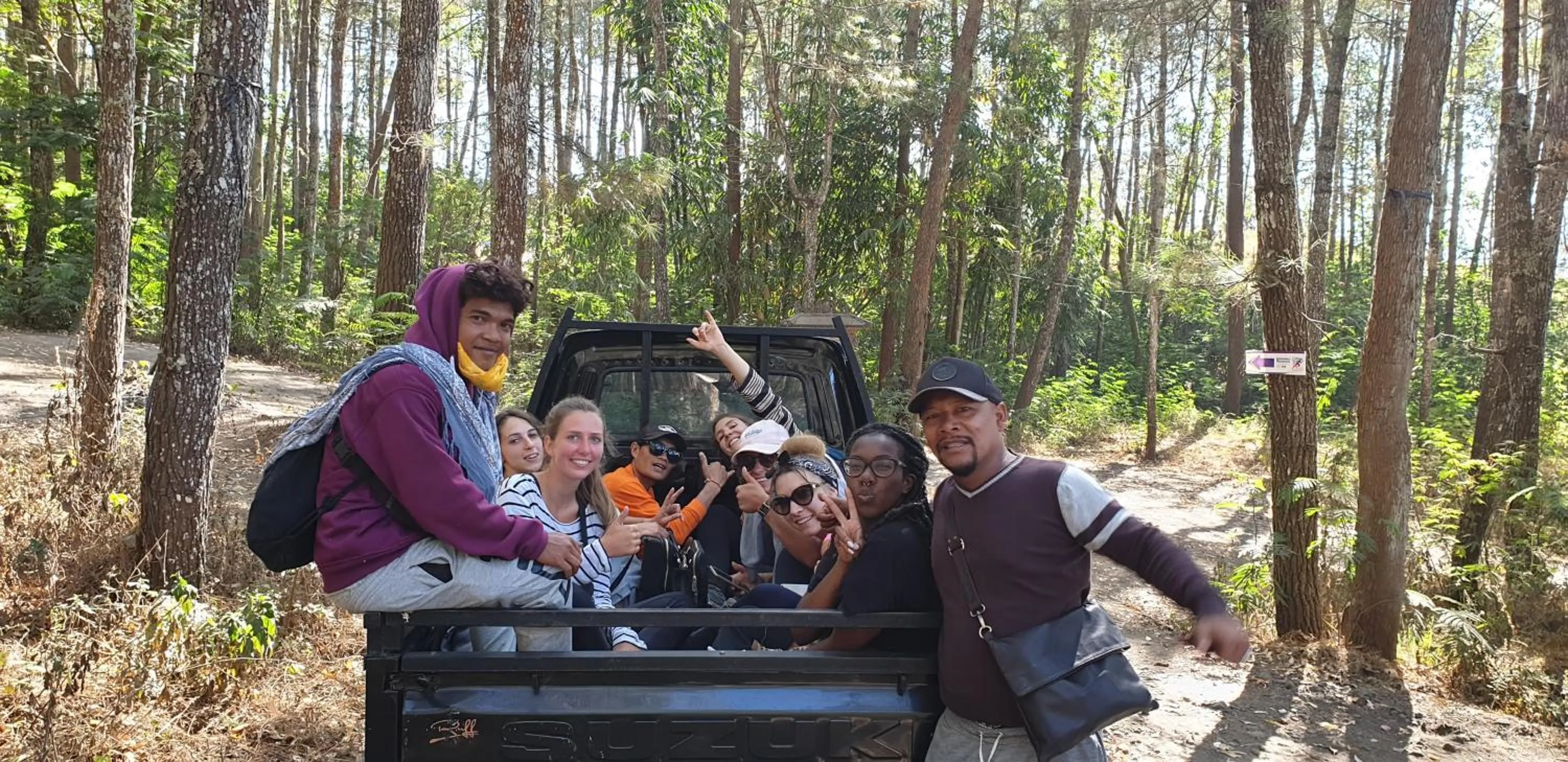 People in Volcano Lake View