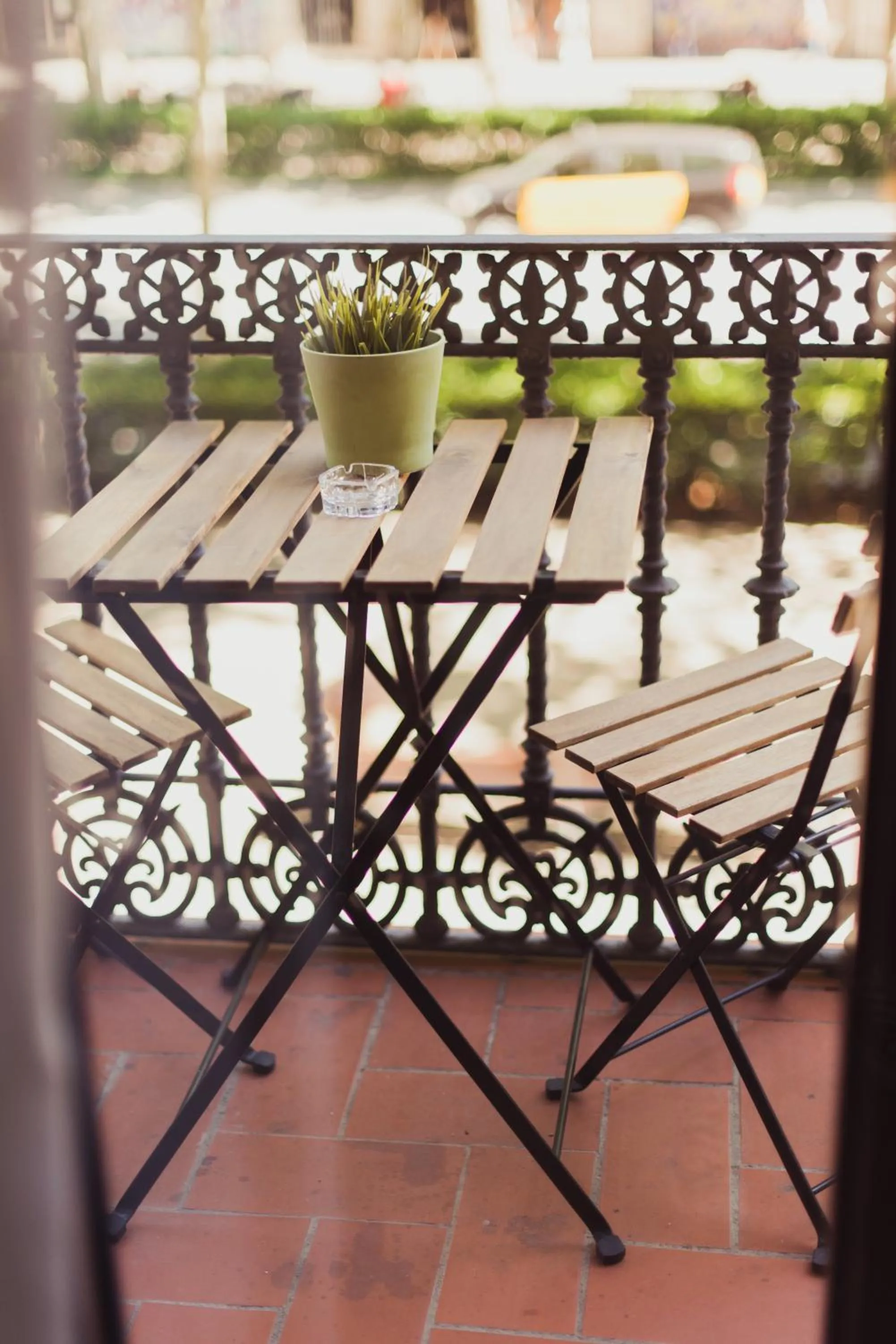 Balcony/Terrace in Hostal Live Barcelona