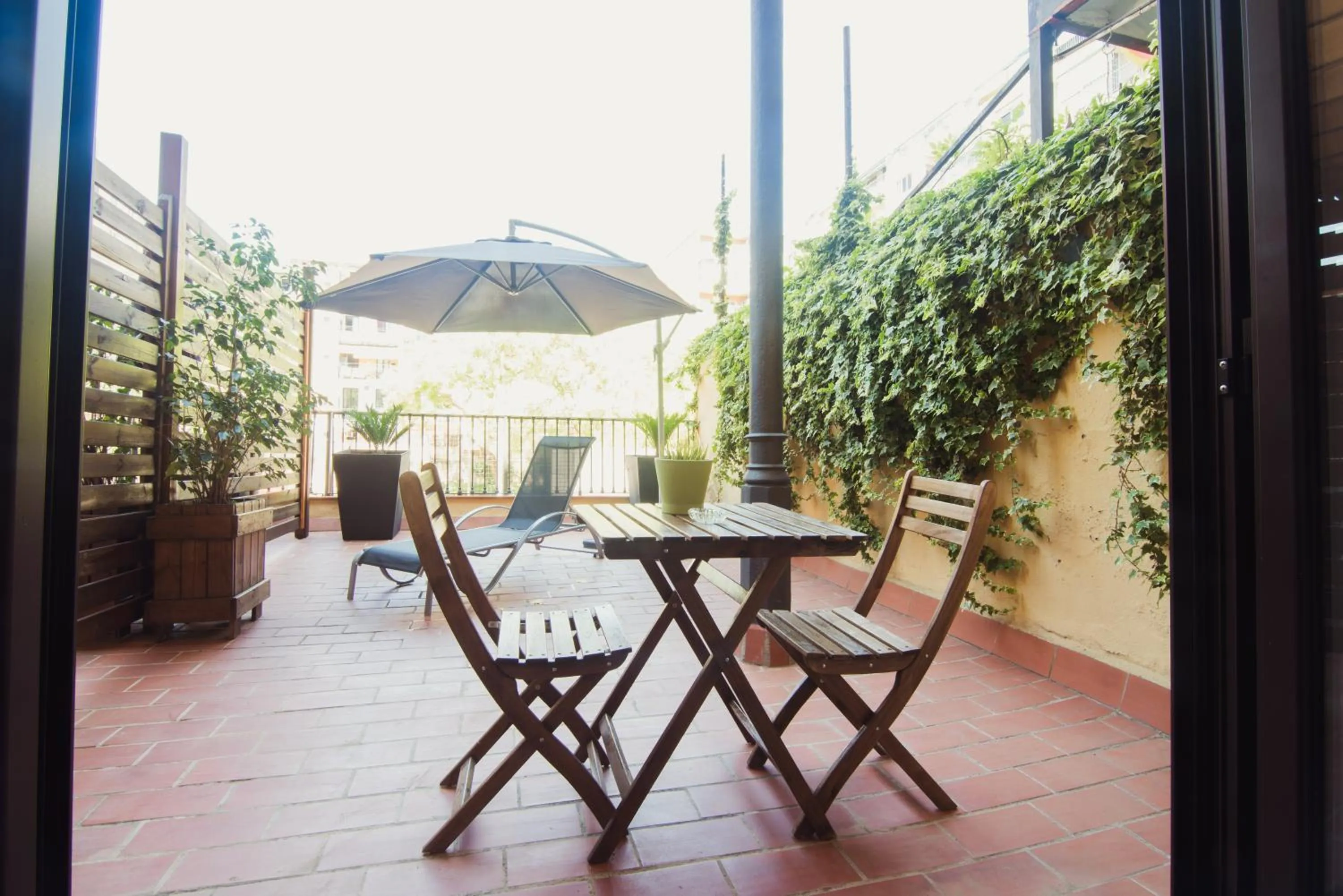 Balcony/Terrace in Hostal Live Barcelona