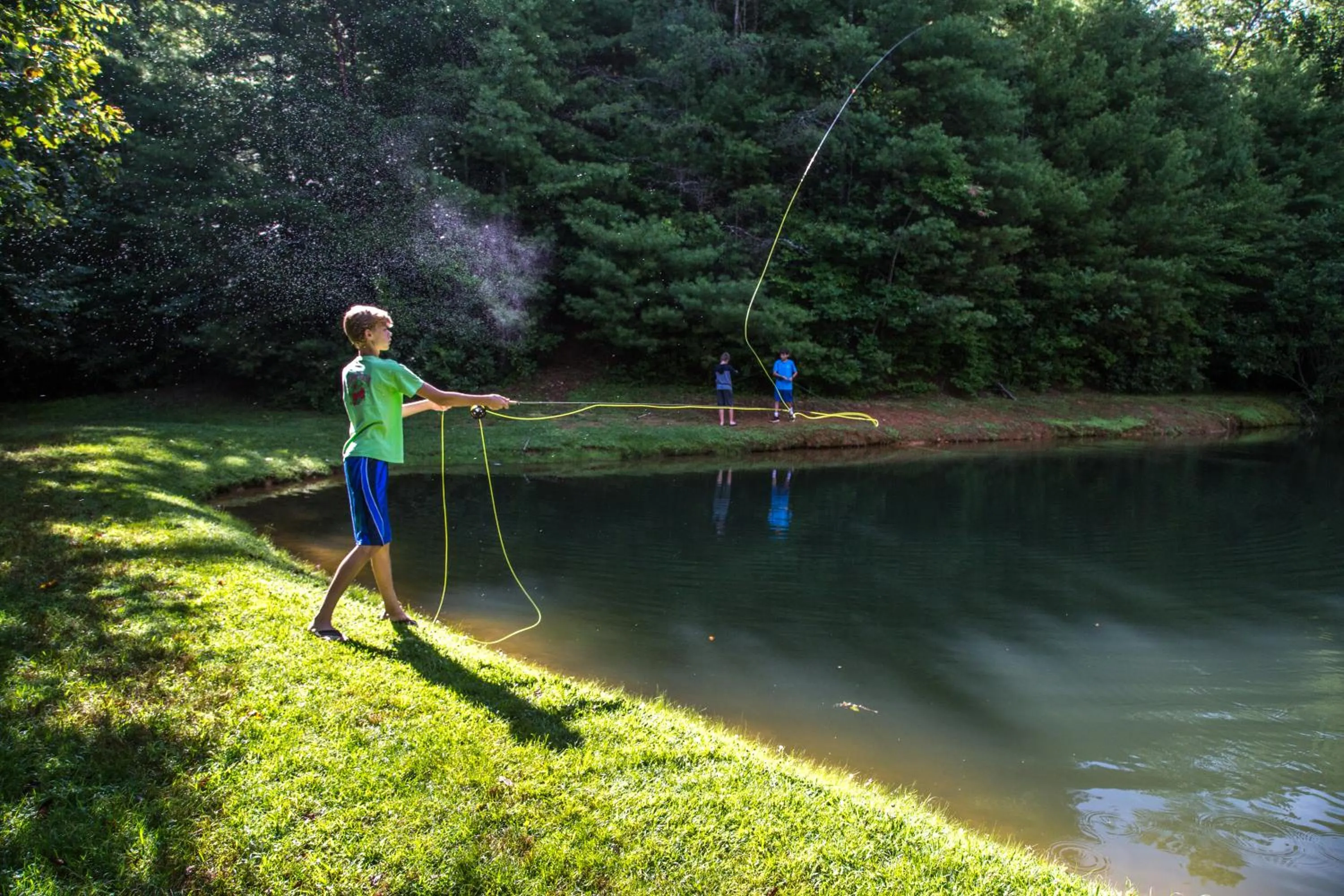 People in Springmaid Mountain Retreat & Stables