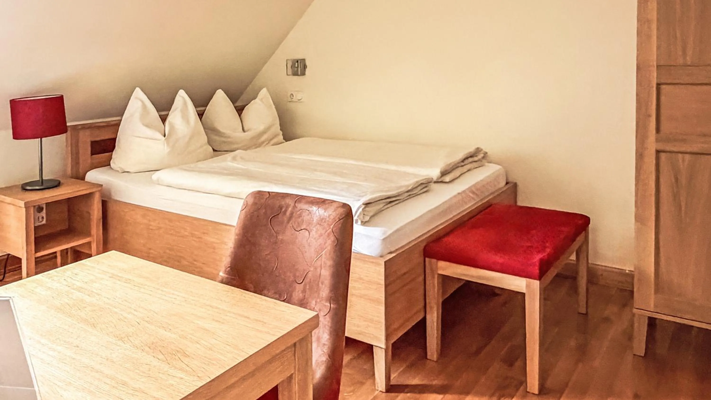 Bedroom, Bed in Wildbad Rothenburg