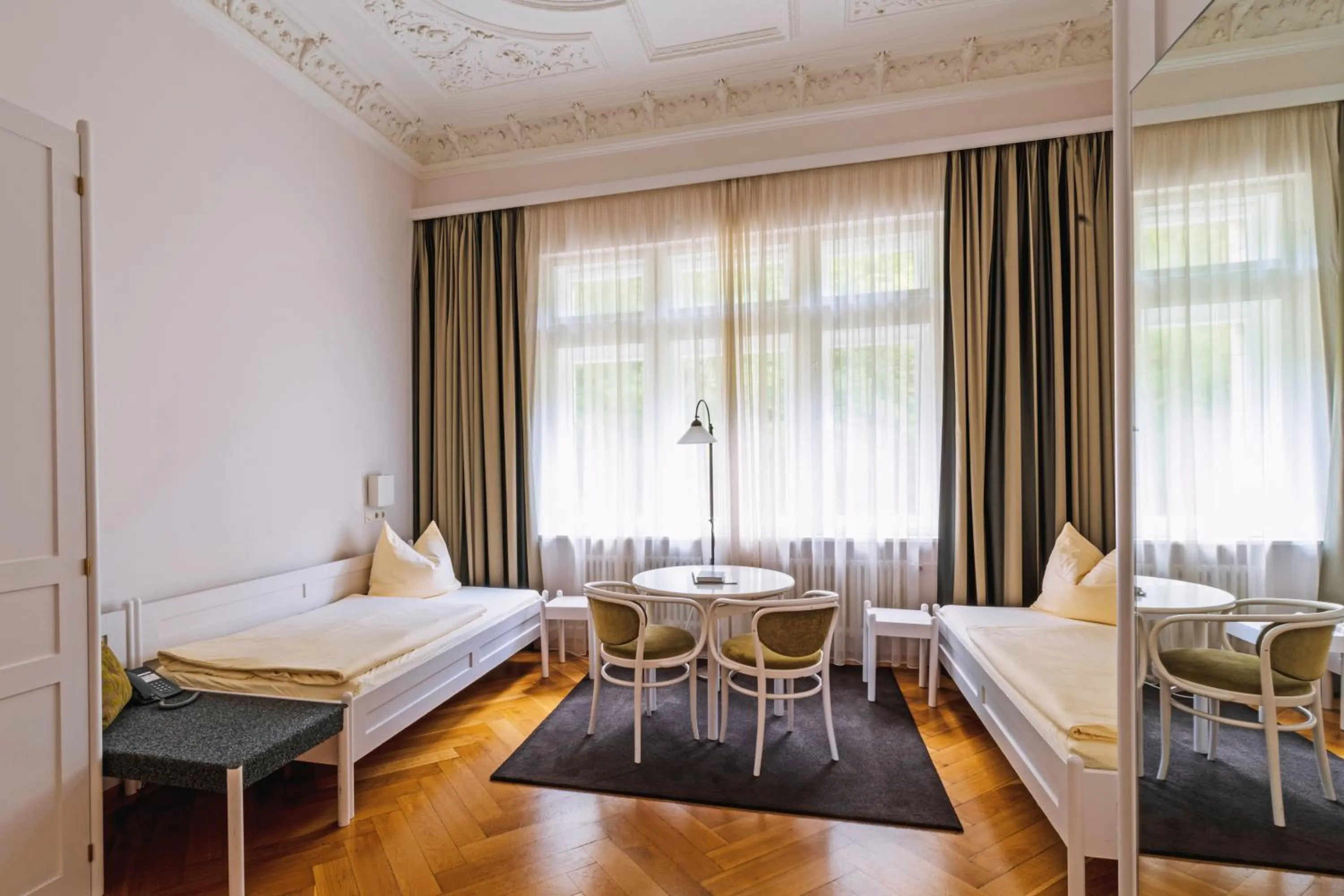 Photo of the whole room, Bed in Wildbad Rothenburg