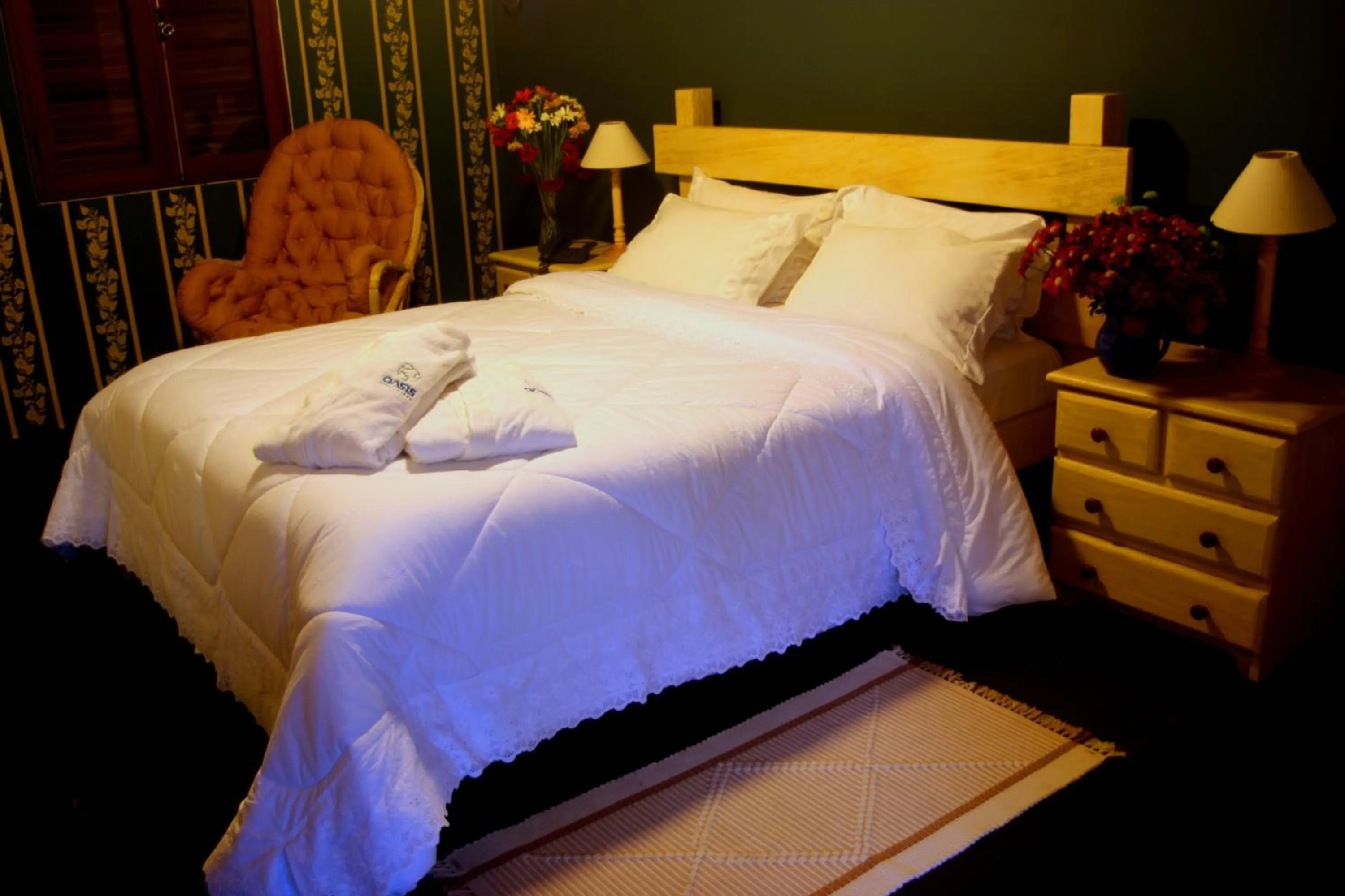 Bed in Oasis Hotel Spa