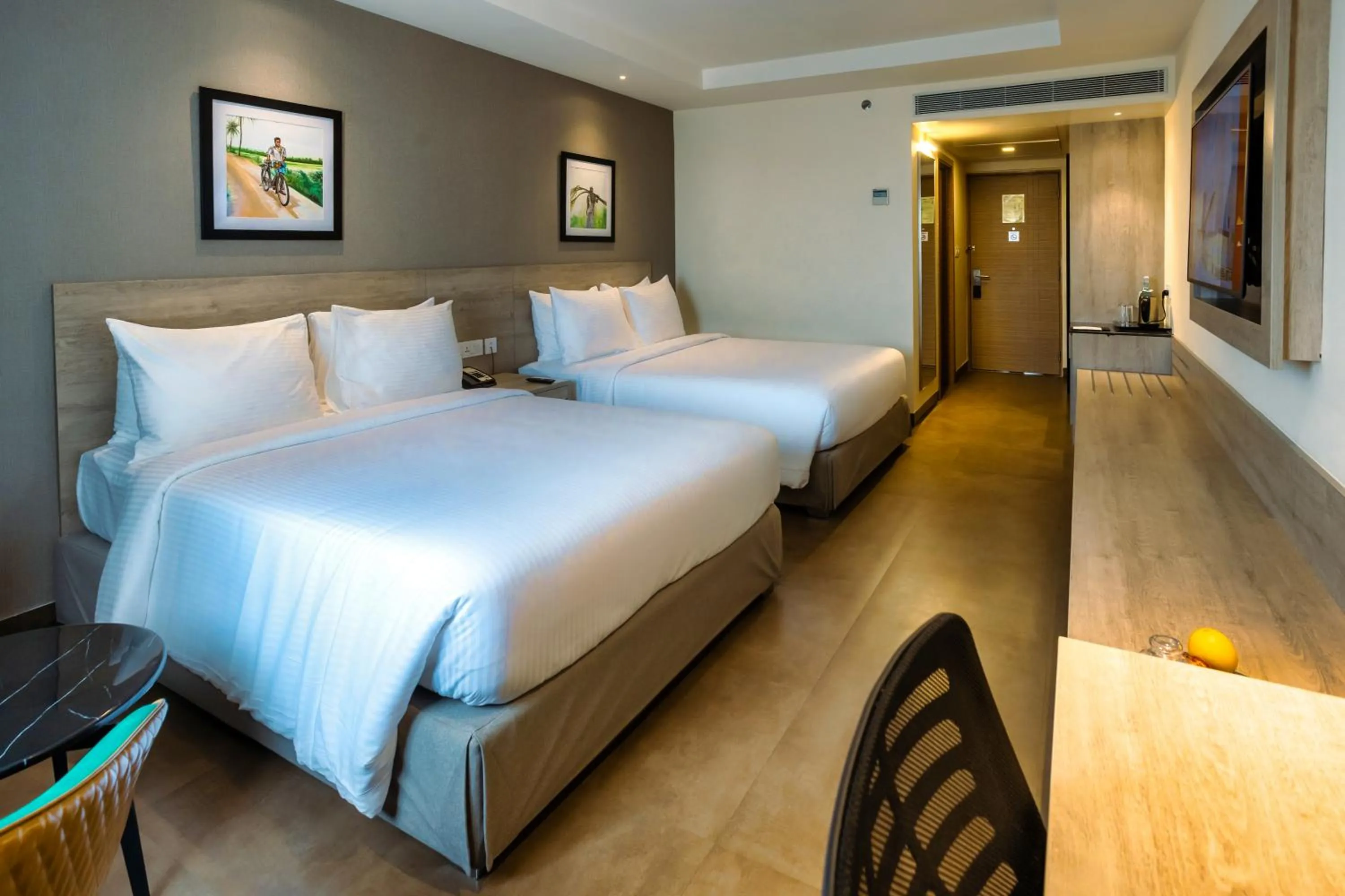 Bedroom, Bed in Amika Hotel,Madurai - Near Airport