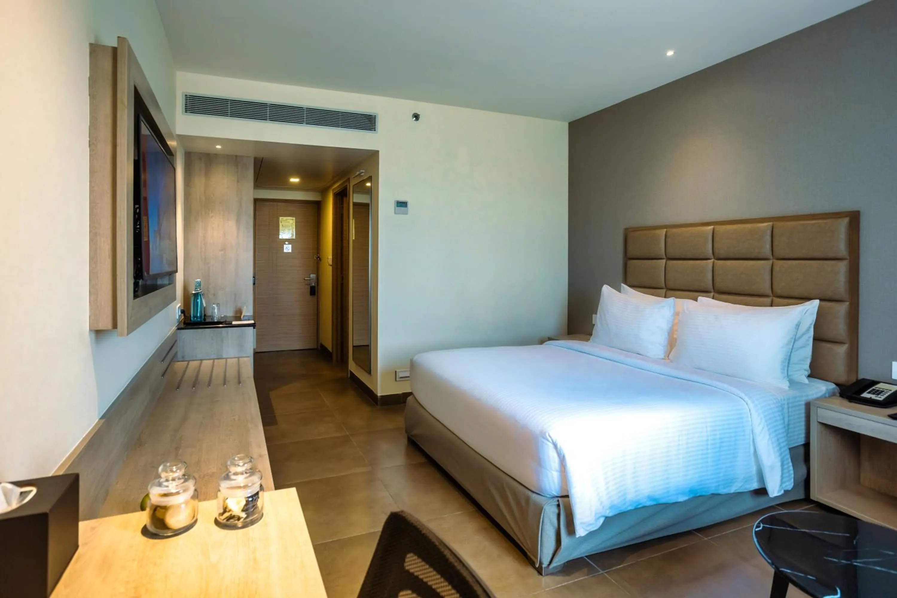 Bedroom, Bed in Amika Hotel,Madurai - Near Airport