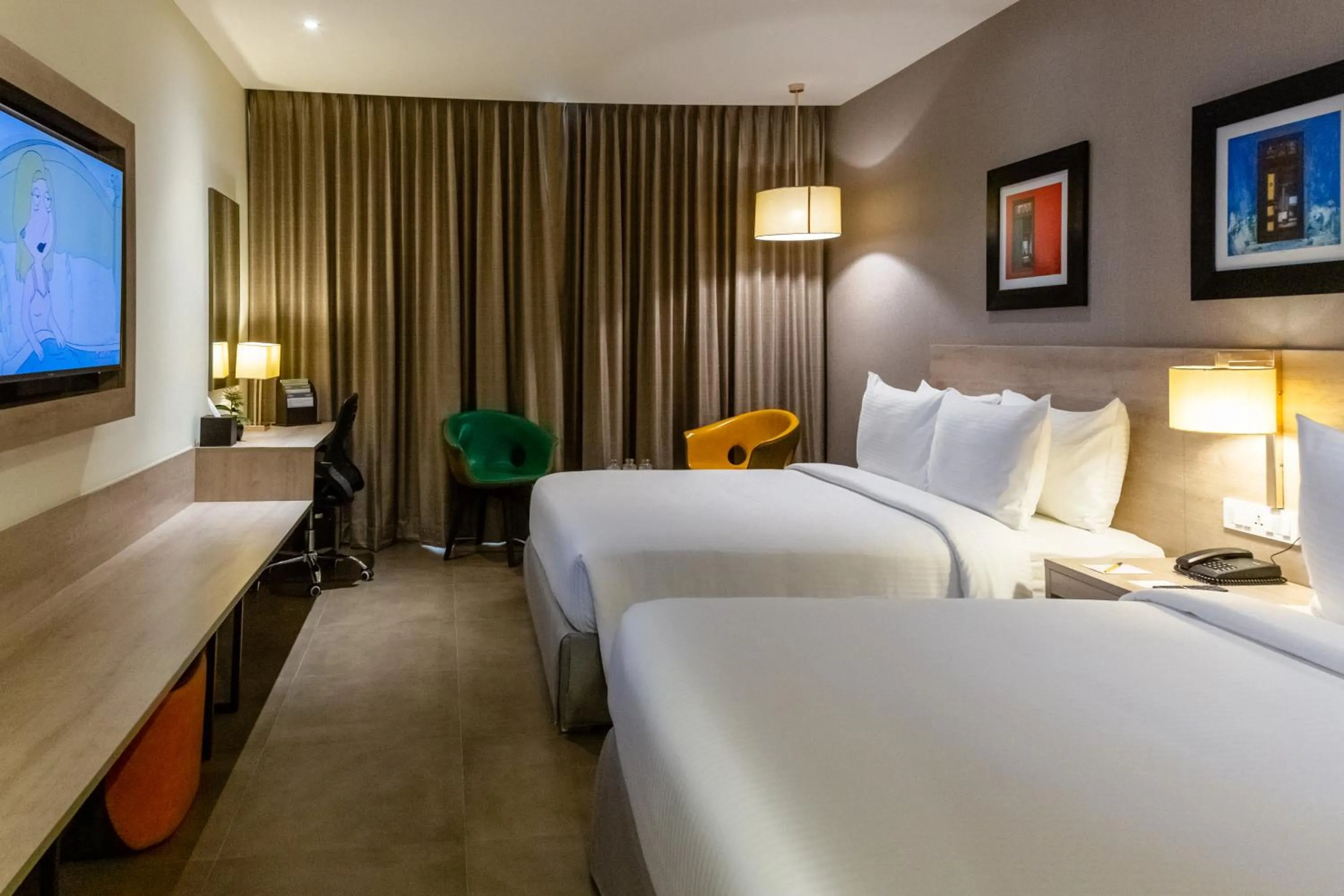 Bed in Amika Hotel,Madurai - Near Airport