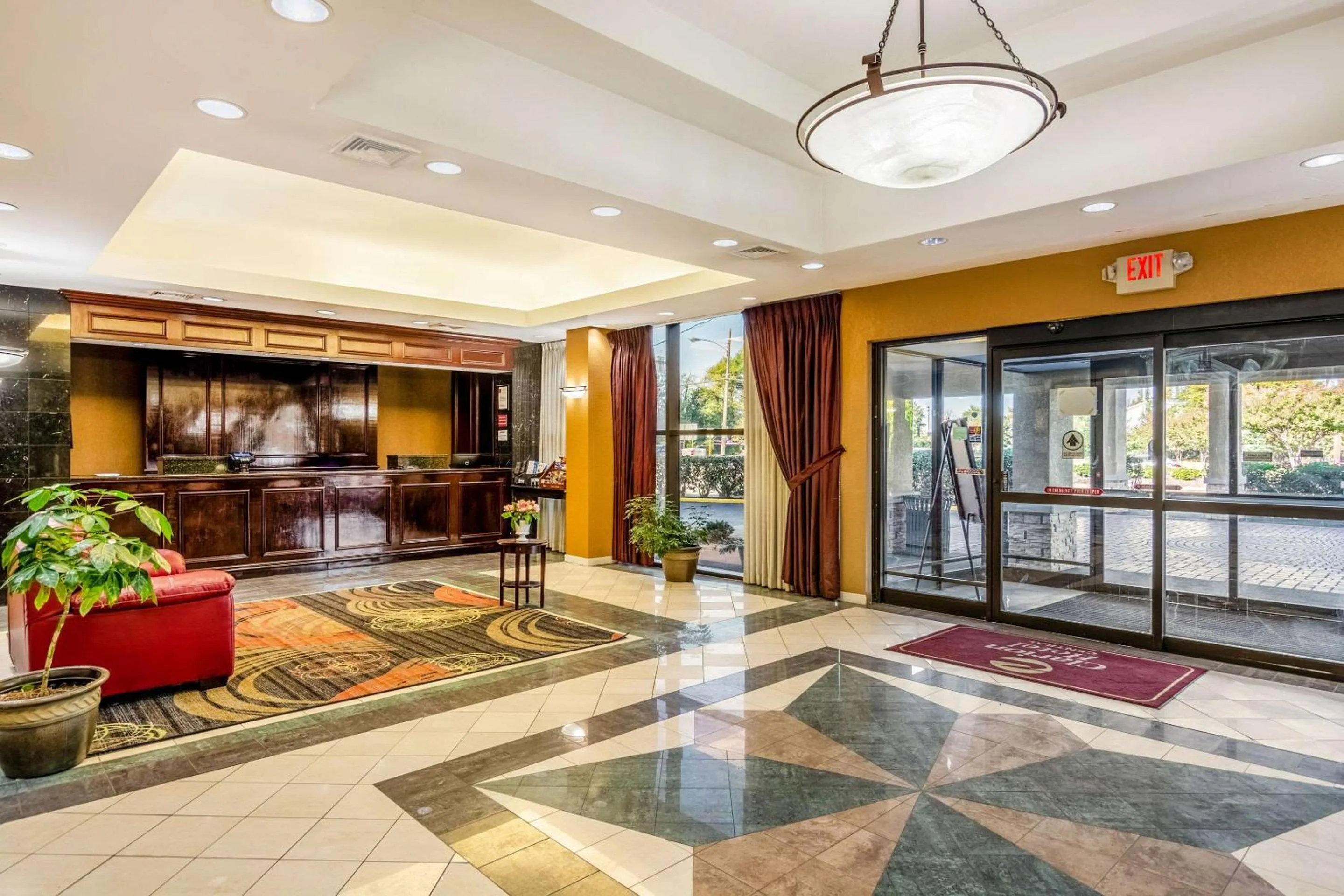 Lobby or reception, Lobby/Reception in Rodeway Inn Central