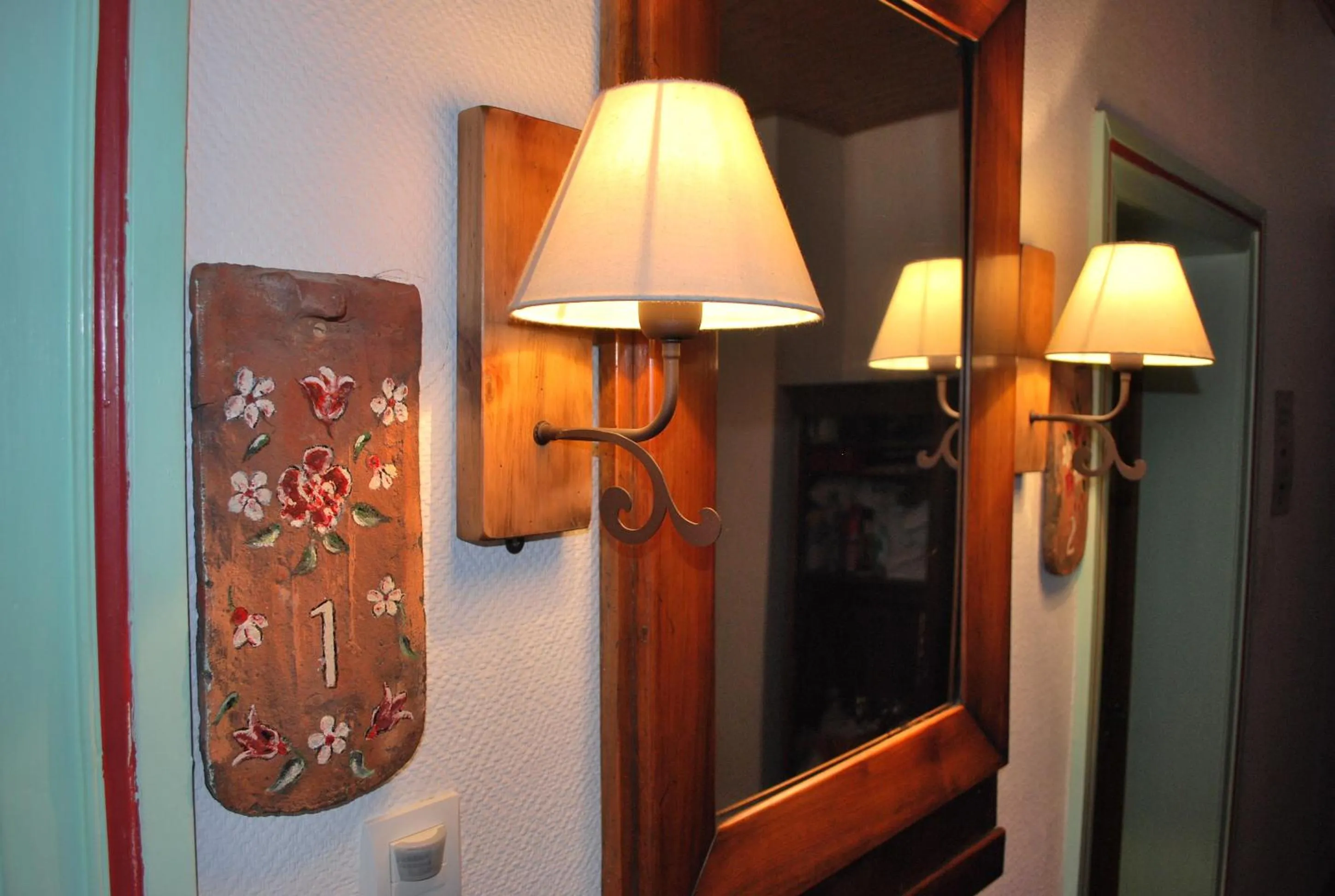 Decorative detail in Logis Hôtel Restaurant Kleiber