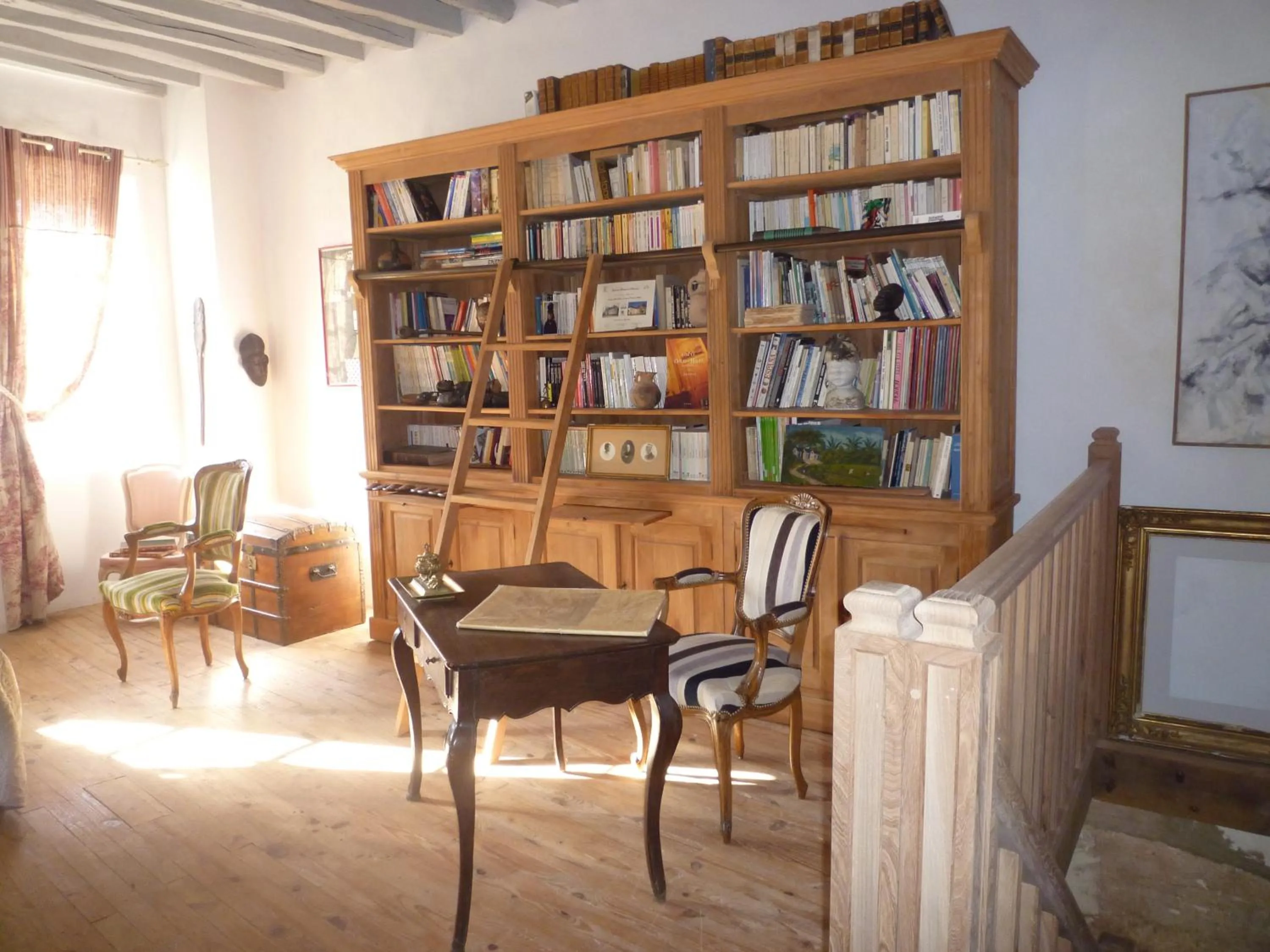 Library in Manoir de la Chapelle