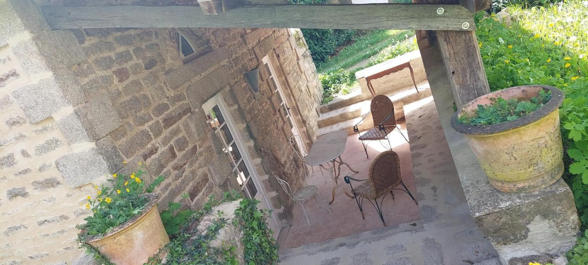 Patio in Manoir de la Chapelle