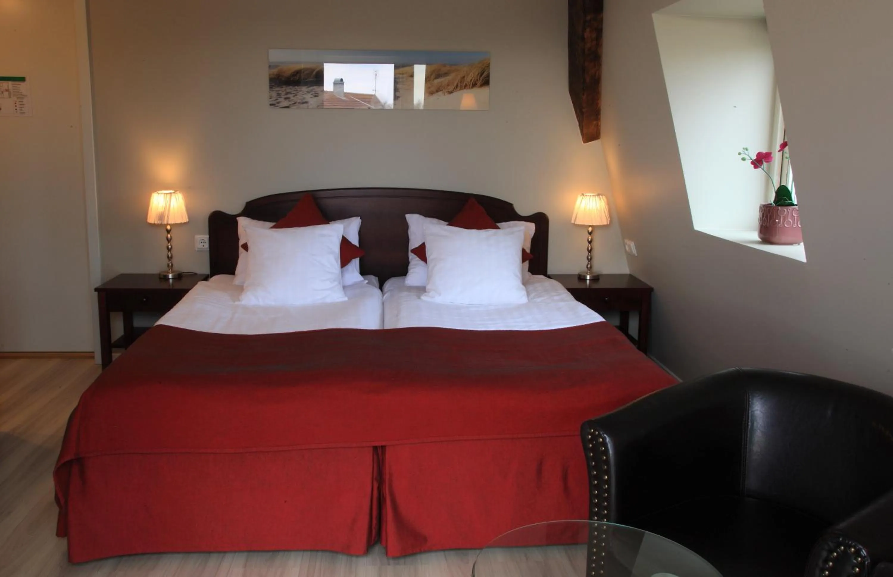 Bed in Vejby Strand Hotel