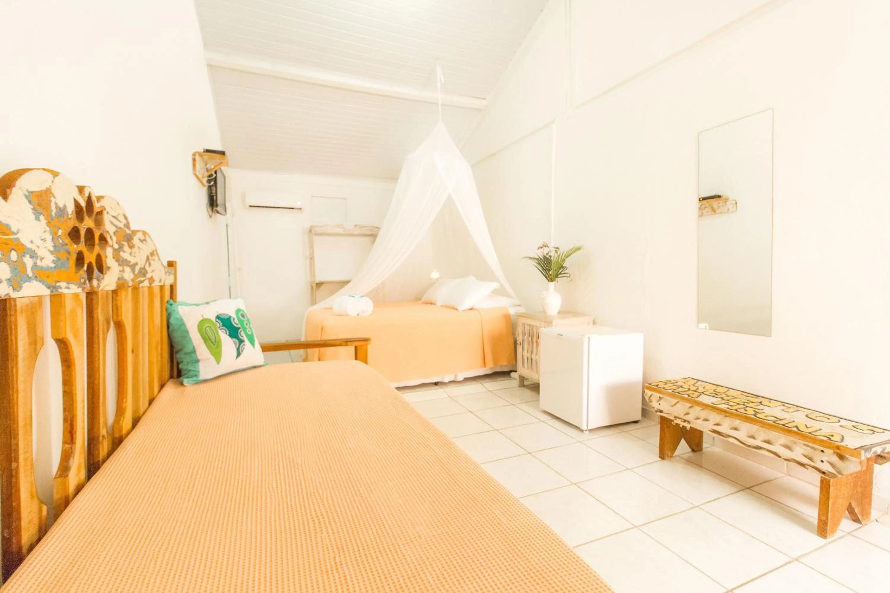 Bedroom, Bed in Pousada Viver a Vida