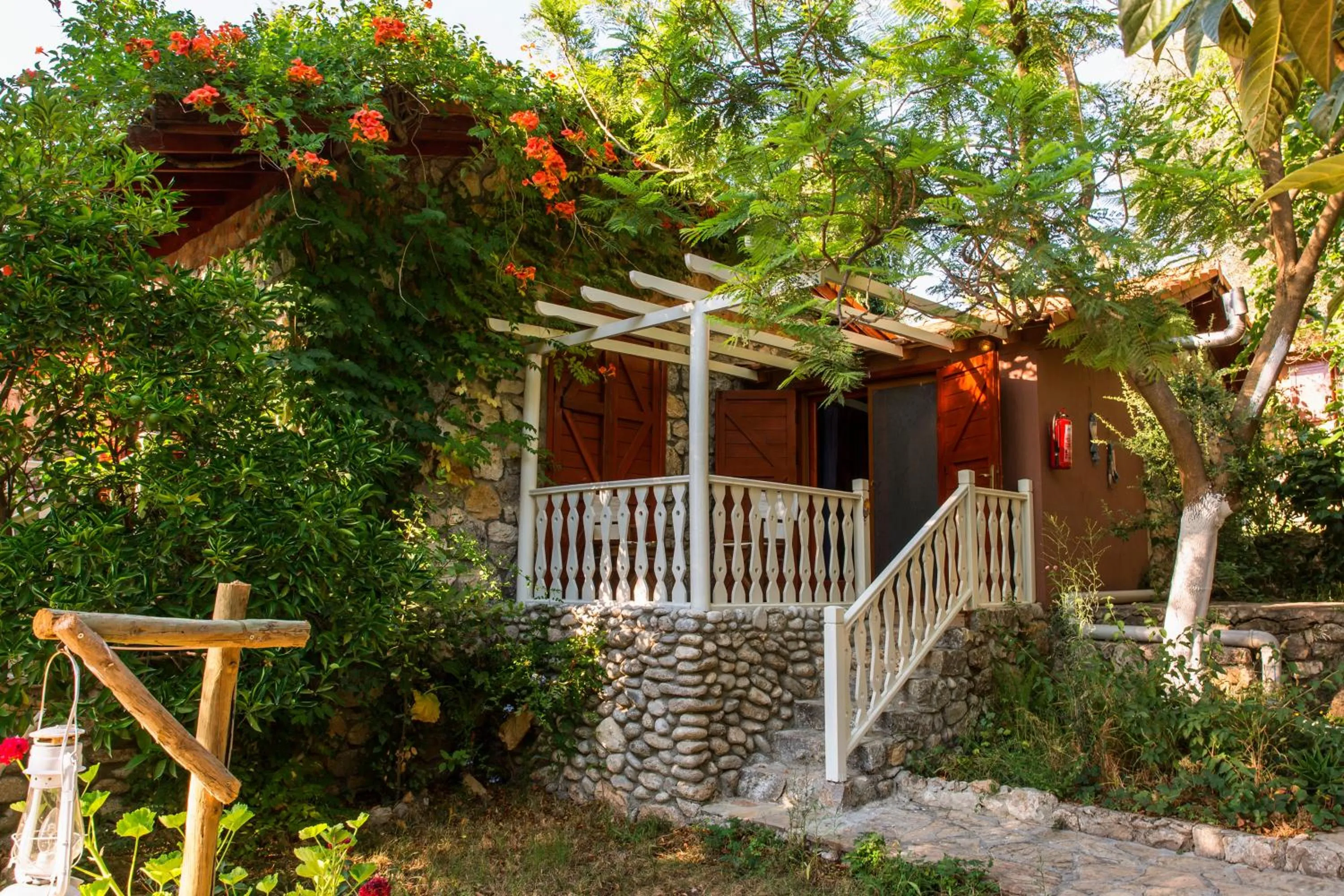 Patio in Nautical Hotel