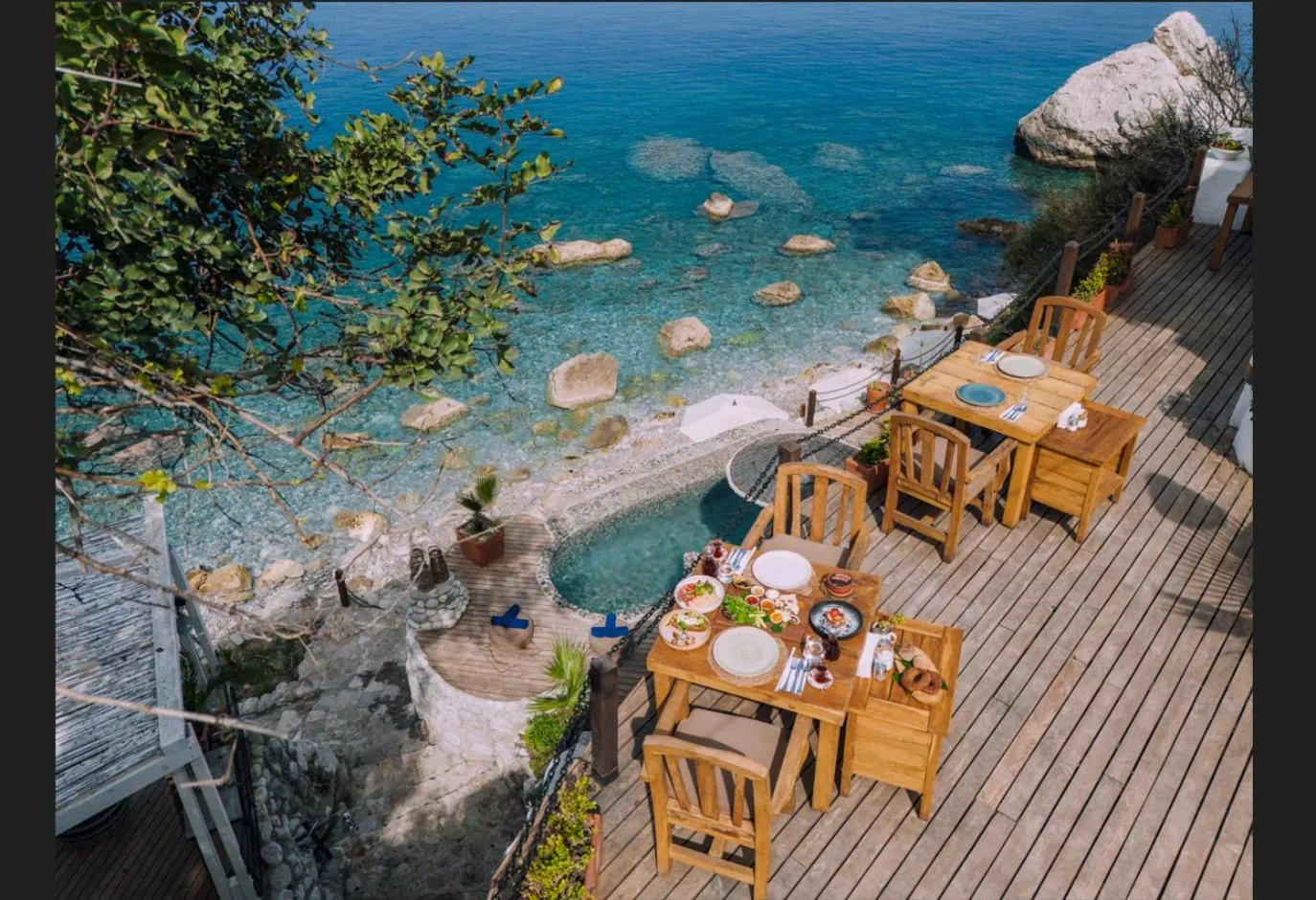 Patio in Nautical Hotel