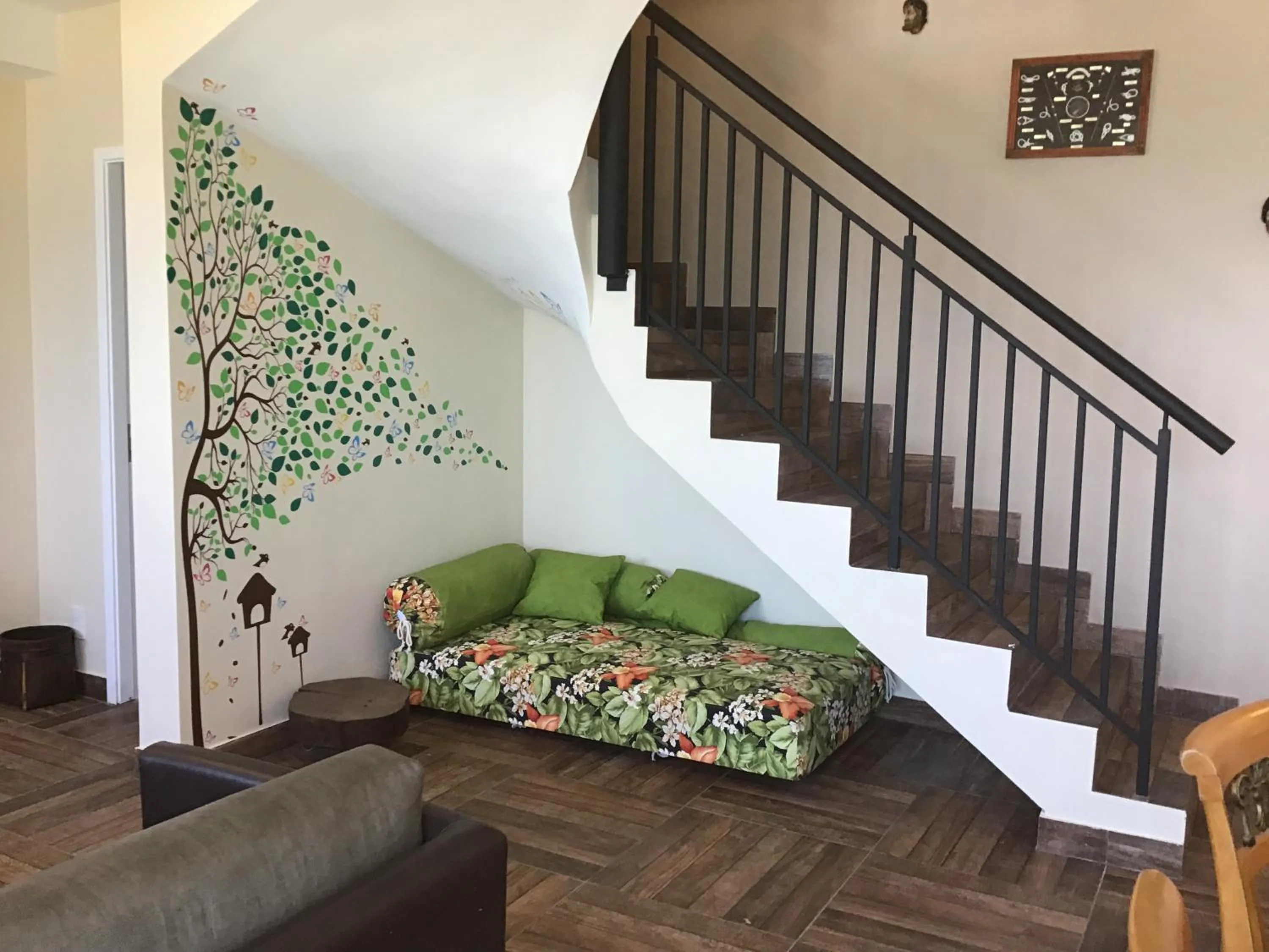 Living room in Duplex charmoso