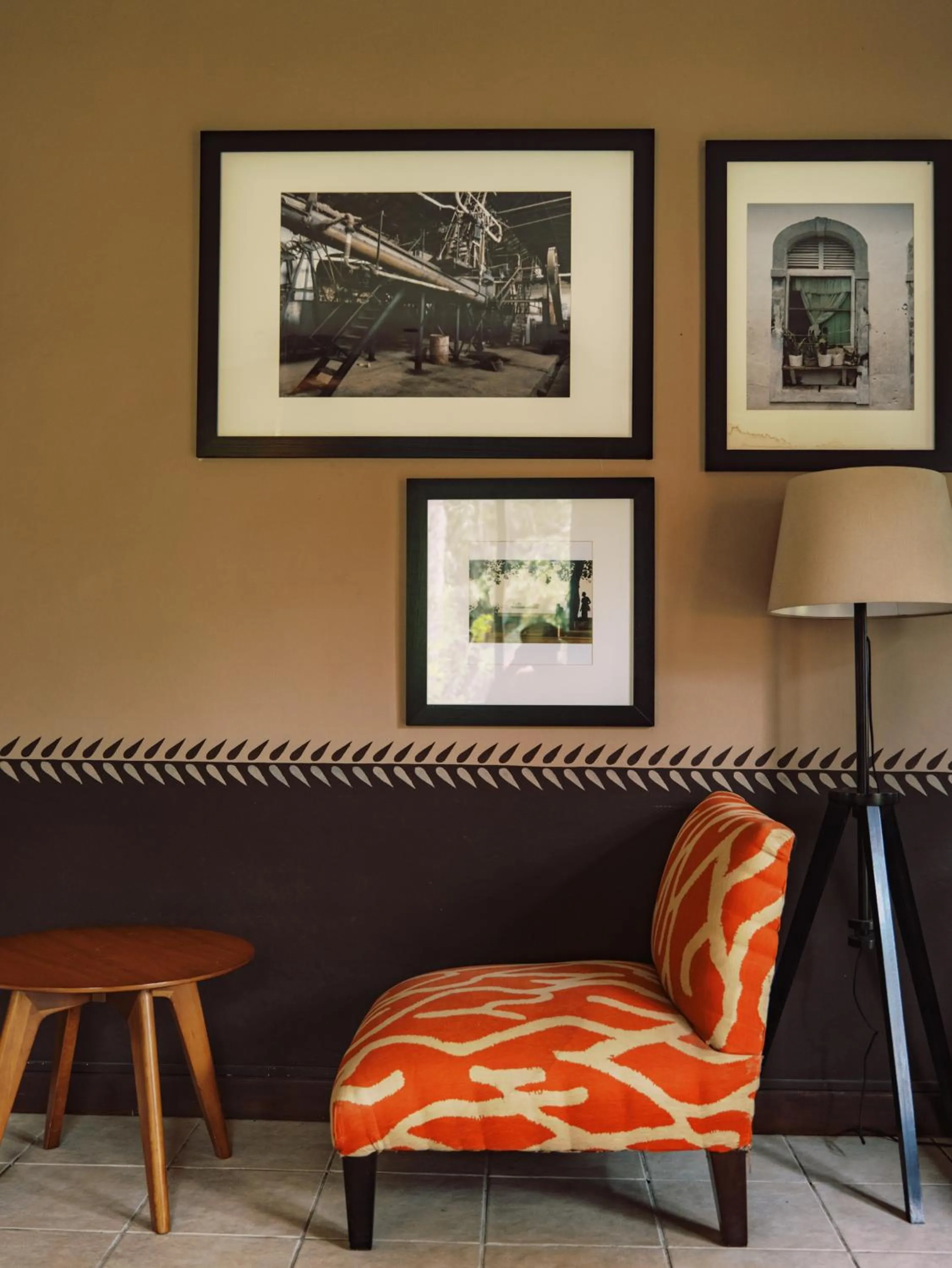 Living room in Omali São Tomé