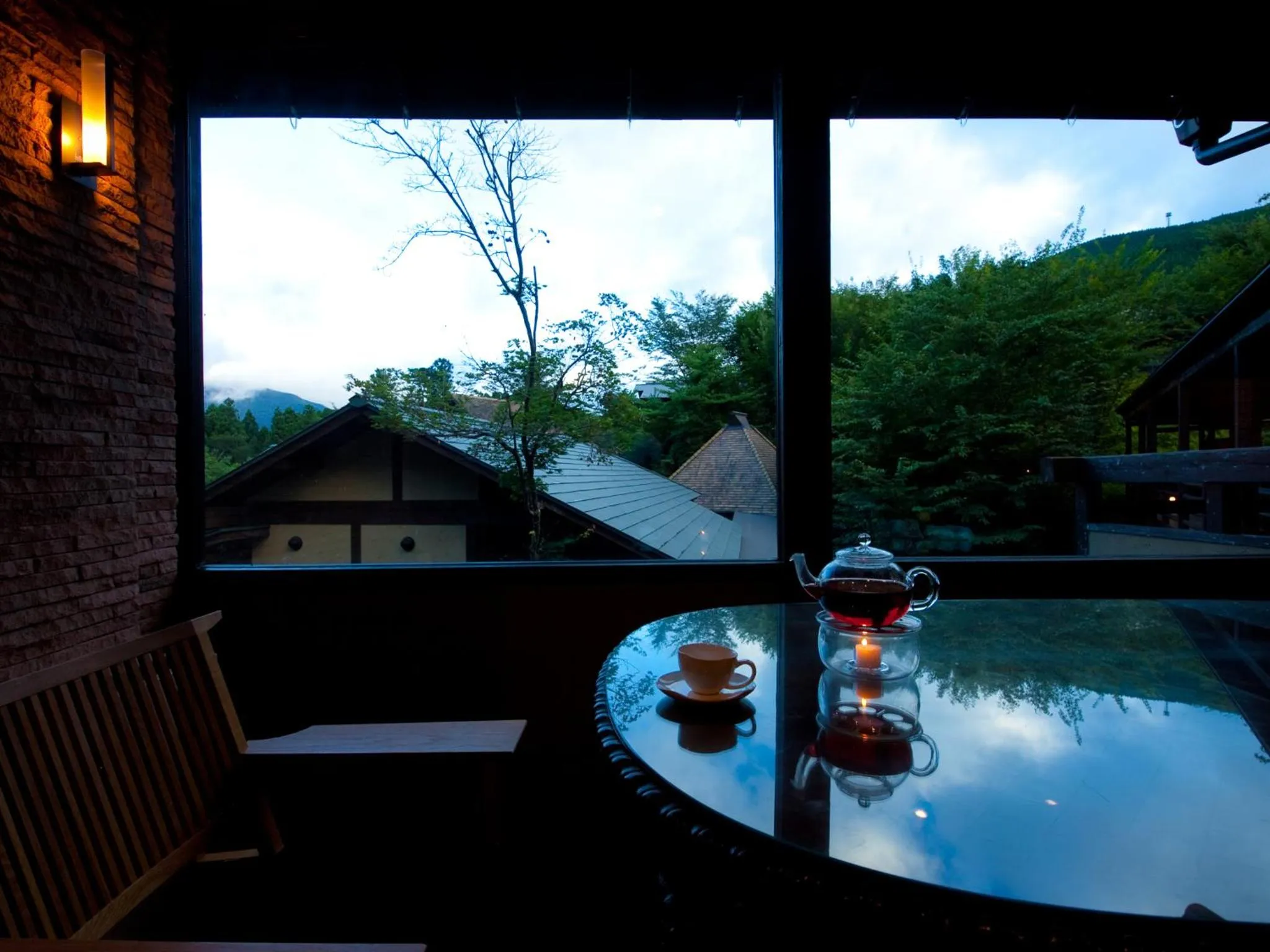 View (from property/room) in Yufuin Gettouan