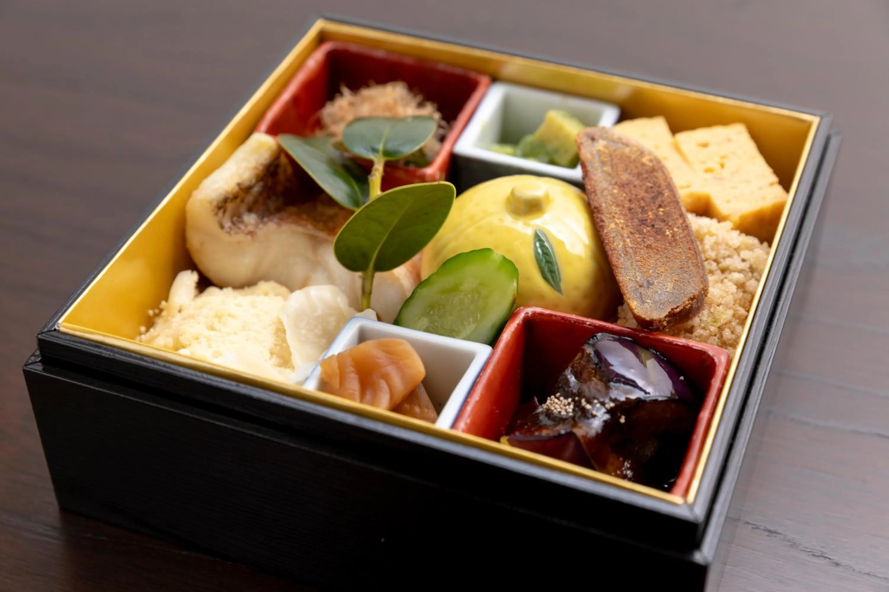 Food close-up in Yufuin Gettouan