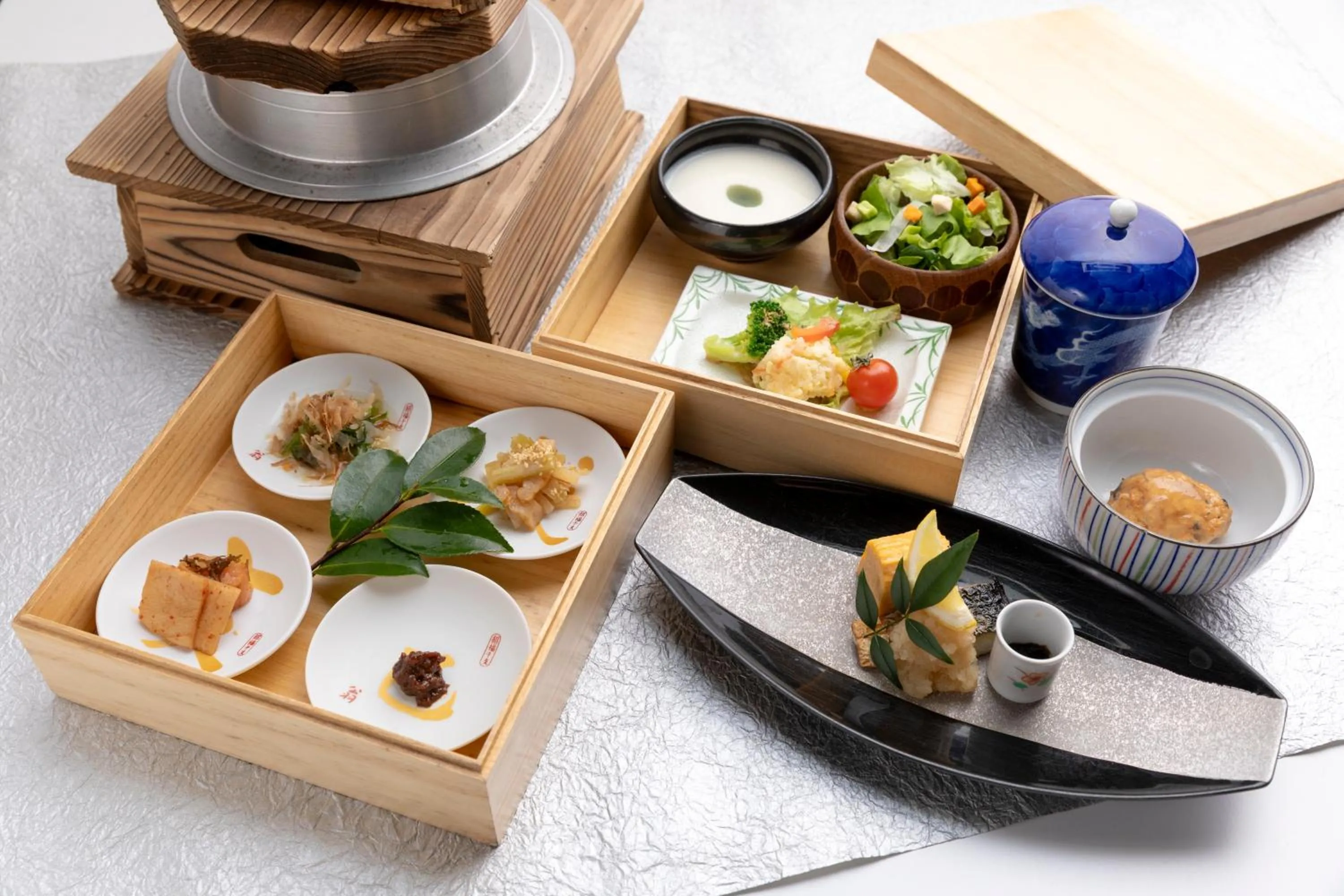 Breakfast in Yufuin Gettouan