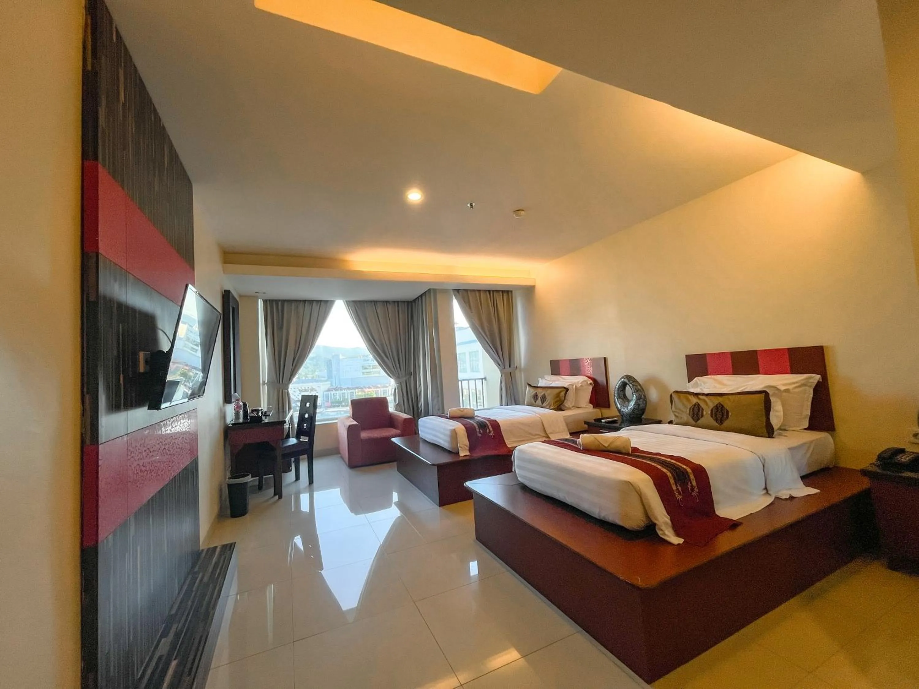 Bed in Lion Hotel & Plaza Manado