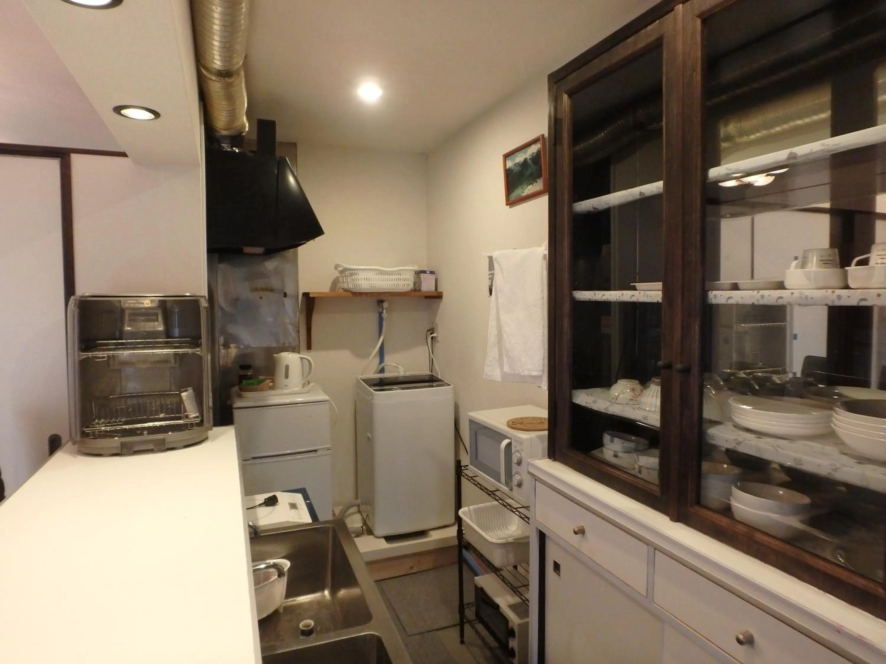 Kitchen or kitchenette in Kyo No Yado Nishioji inn