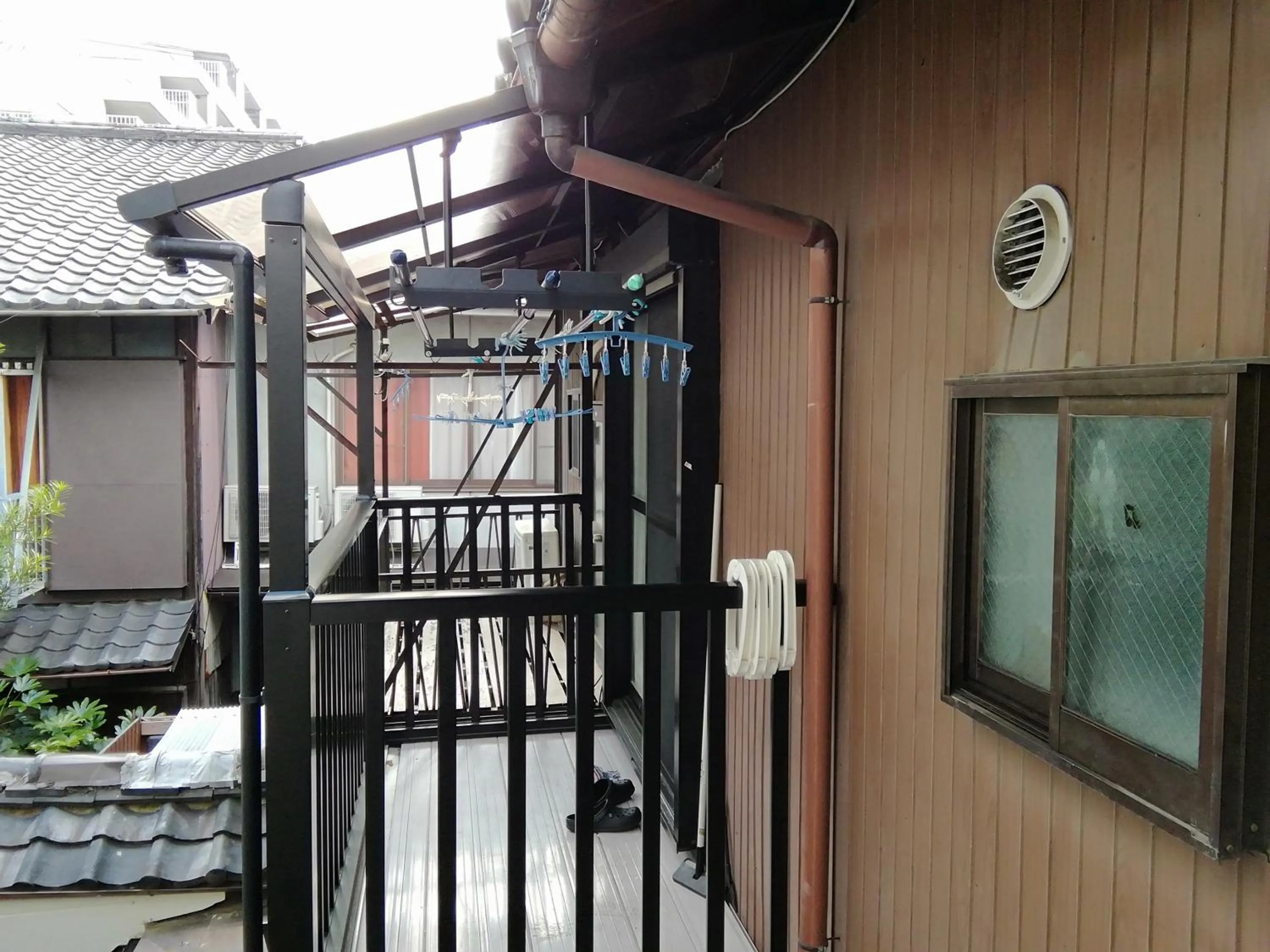 Balcony/Terrace in Kyo No Yado Nishioji inn