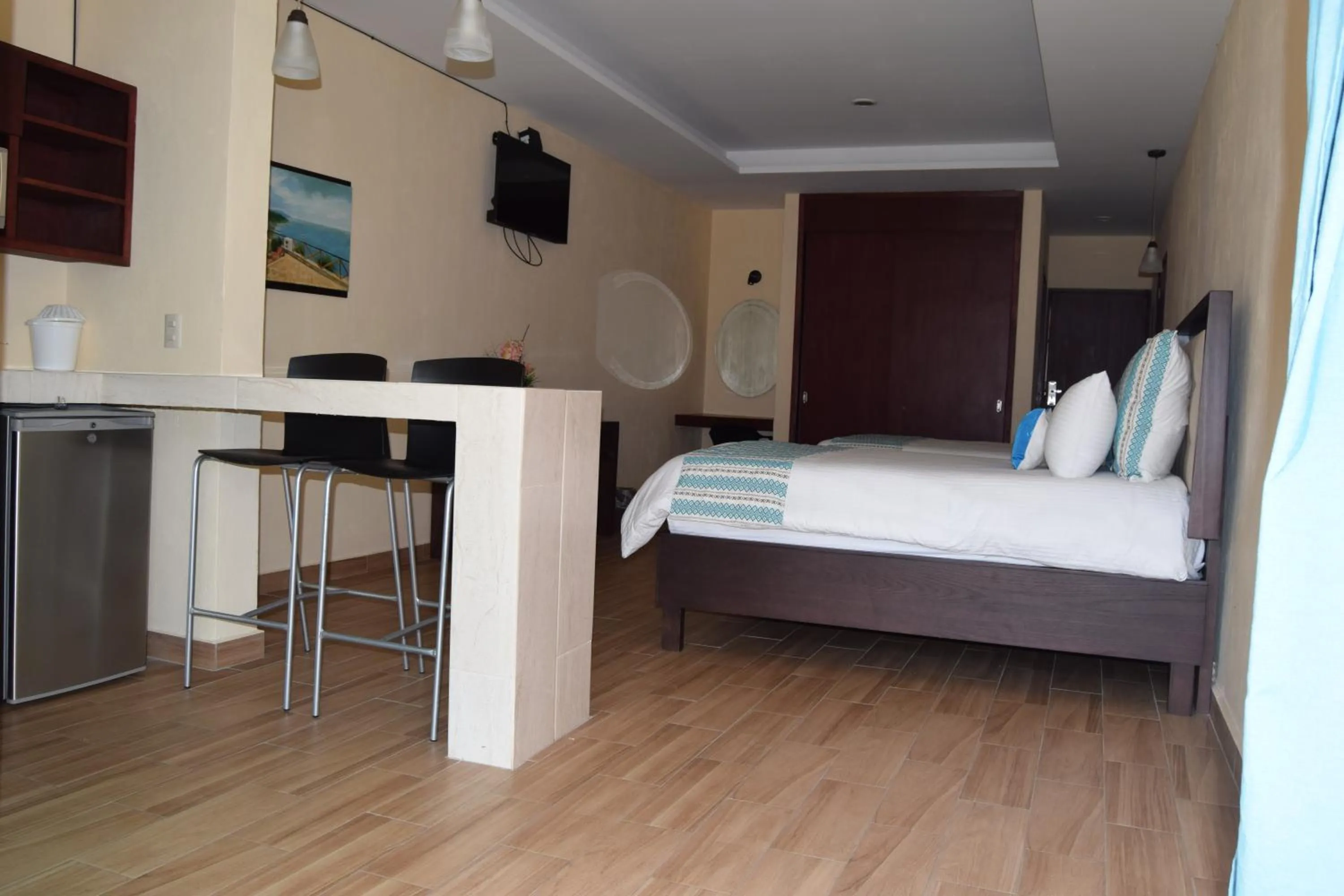 Bed in Hotel Chapala Country