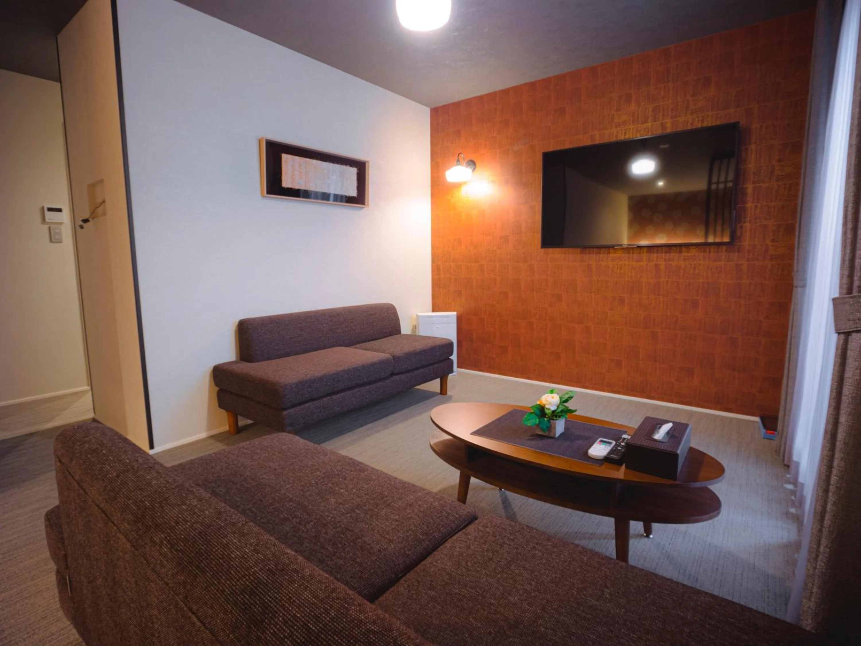 Living room in GRAND BASE Hakata Sumiyoshi