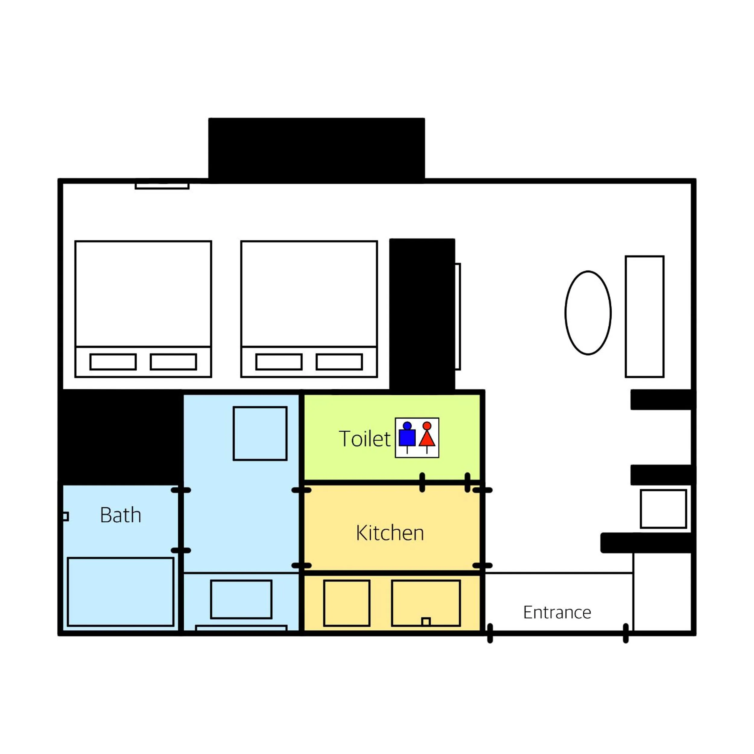 Floor plan in GRAND BASE Hakata Sumiyoshi