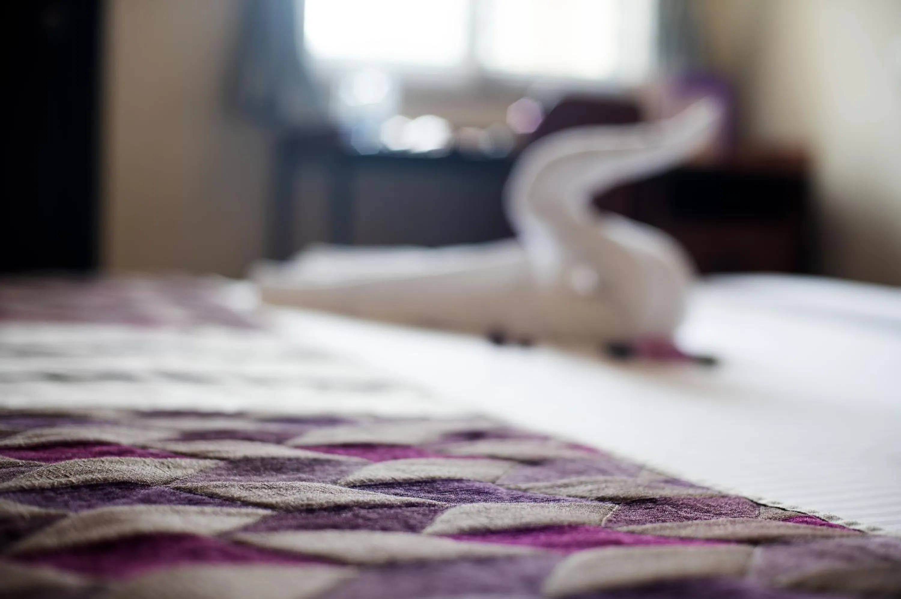 Bed in Purple Cloud Urban