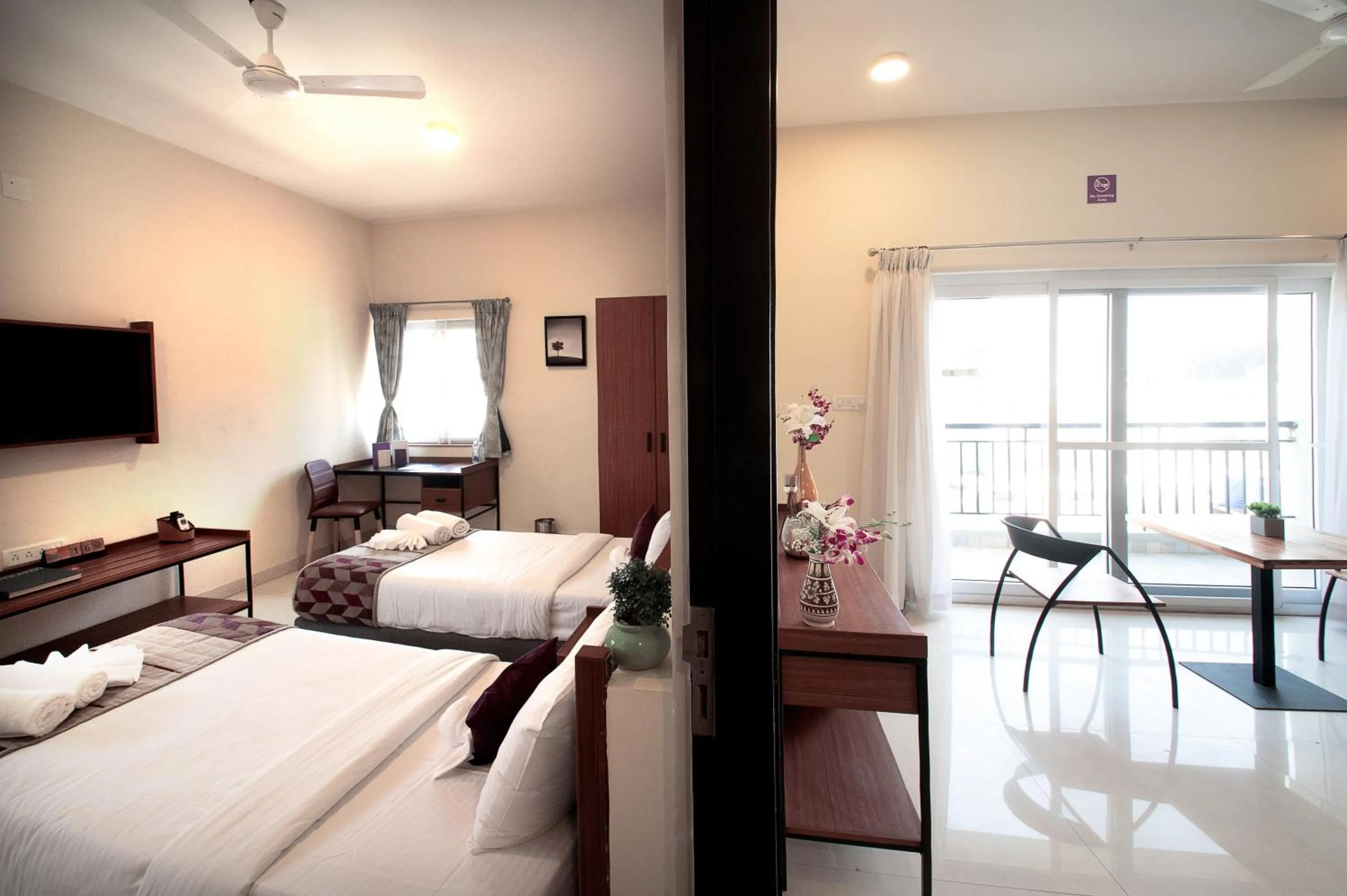 Bed in Purple Cloud Urban