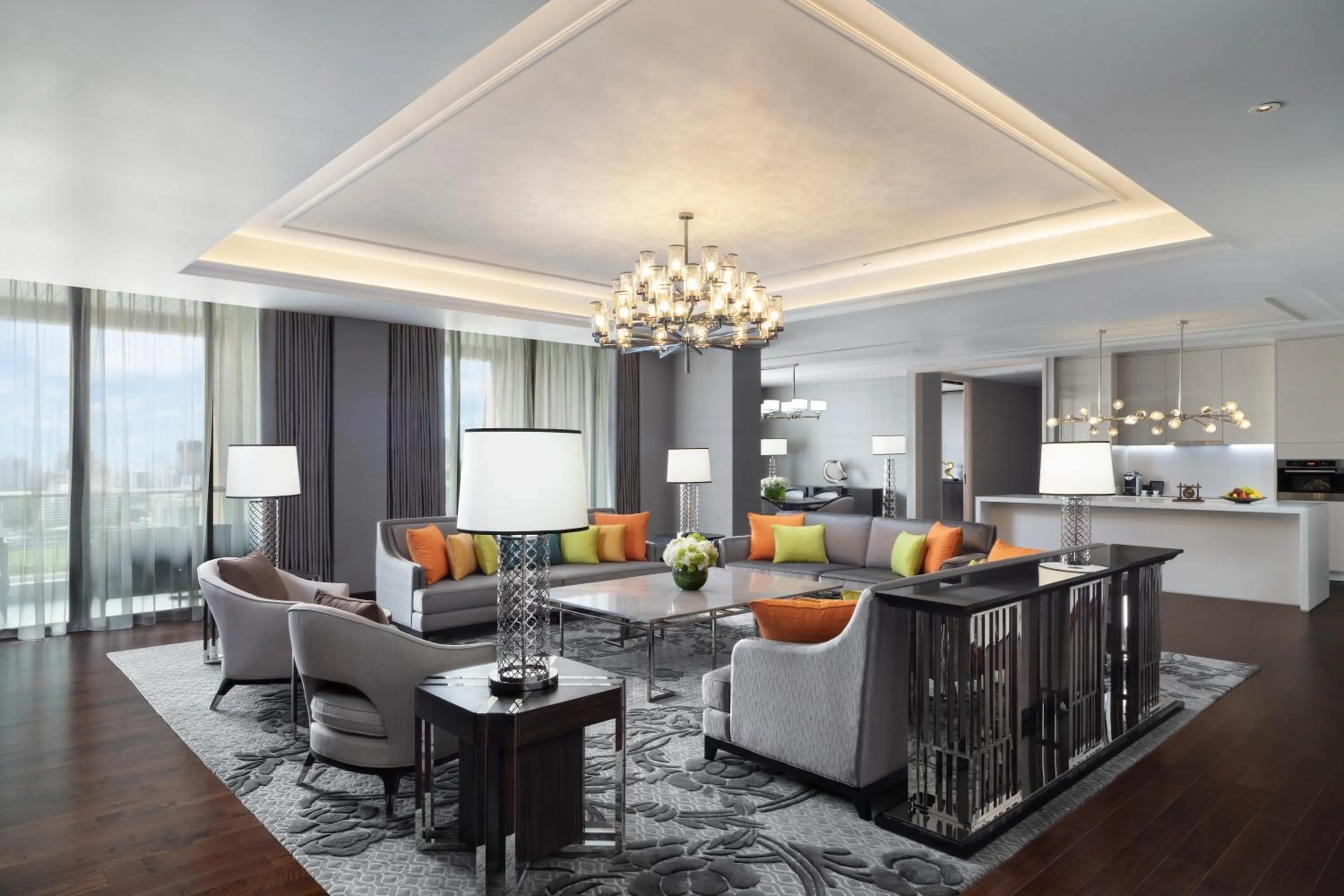 Living room in Sindhorn Kempinski Hotel Bangkok