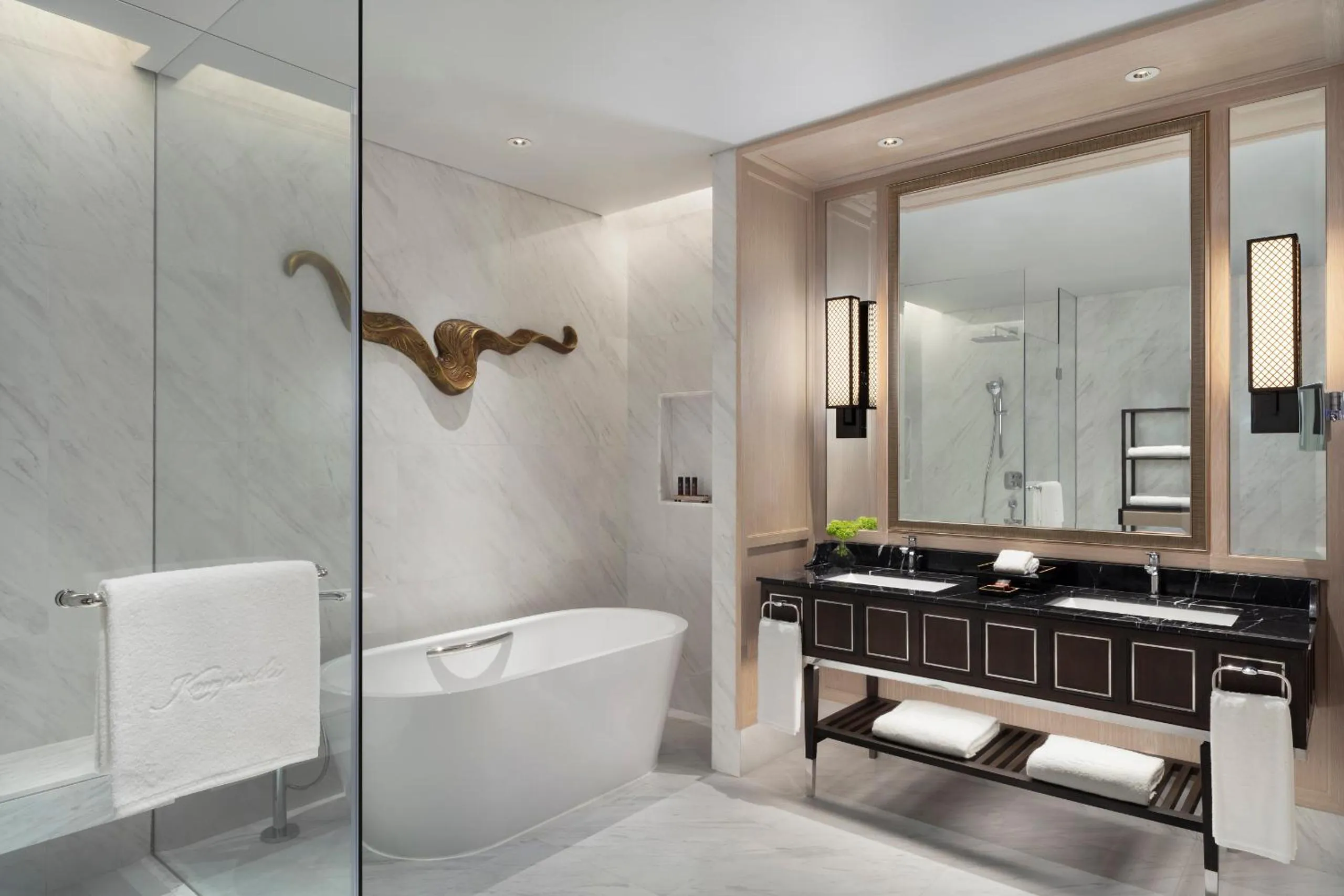 Bathroom in Sindhorn Kempinski Hotel Bangkok