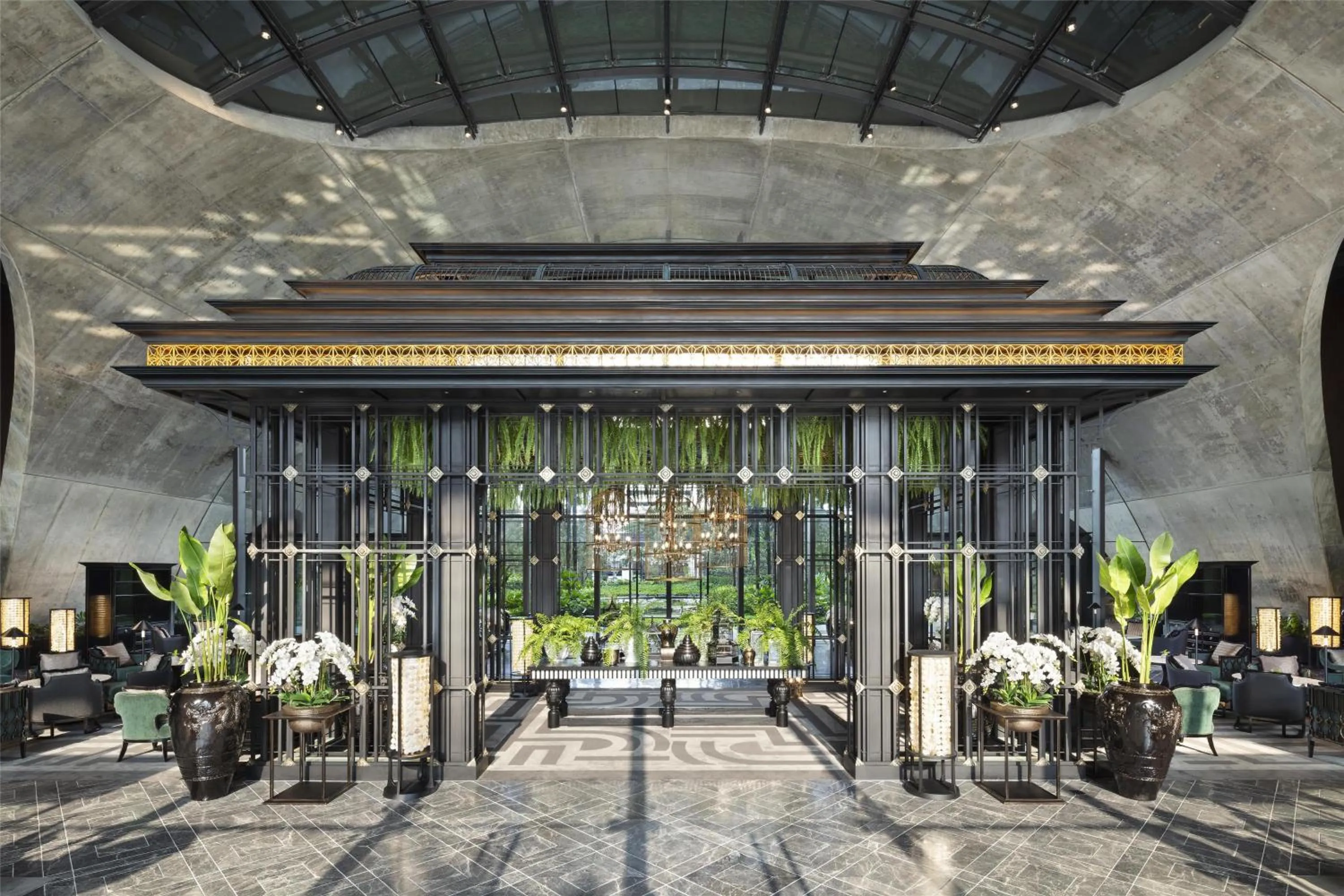 Lobby or reception in Sindhorn Kempinski Hotel Bangkok
