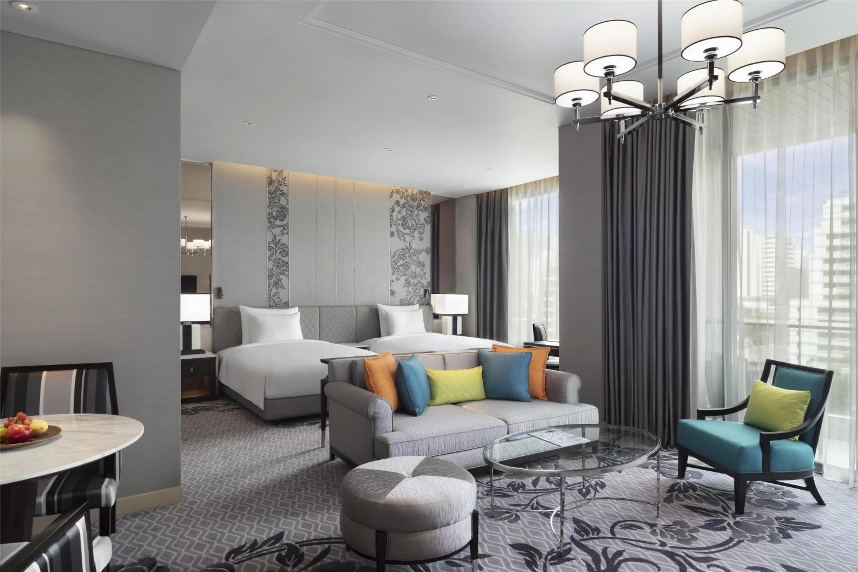 Bedroom in Sindhorn Kempinski Hotel Bangkok