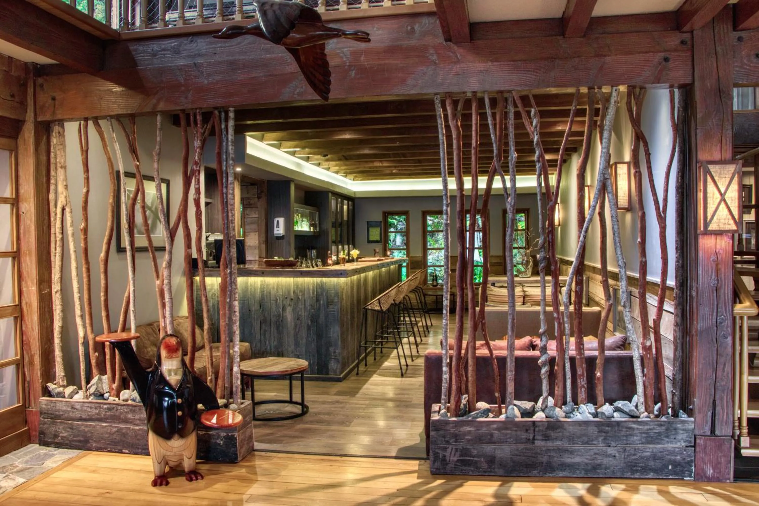 Lounge or bar in Puyuhuapi Lodge & Spa