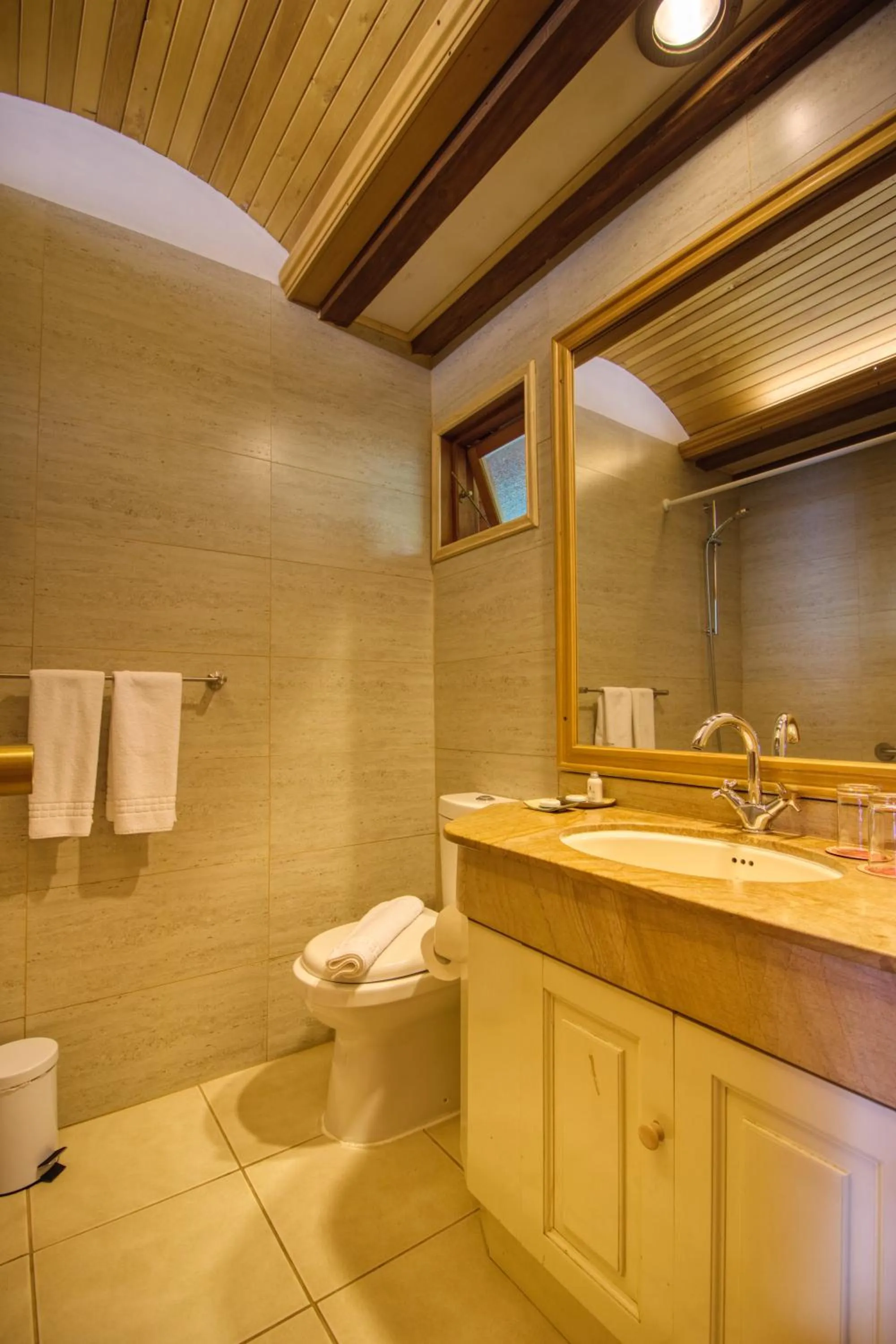 Bathroom in Puyuhuapi Lodge & Spa