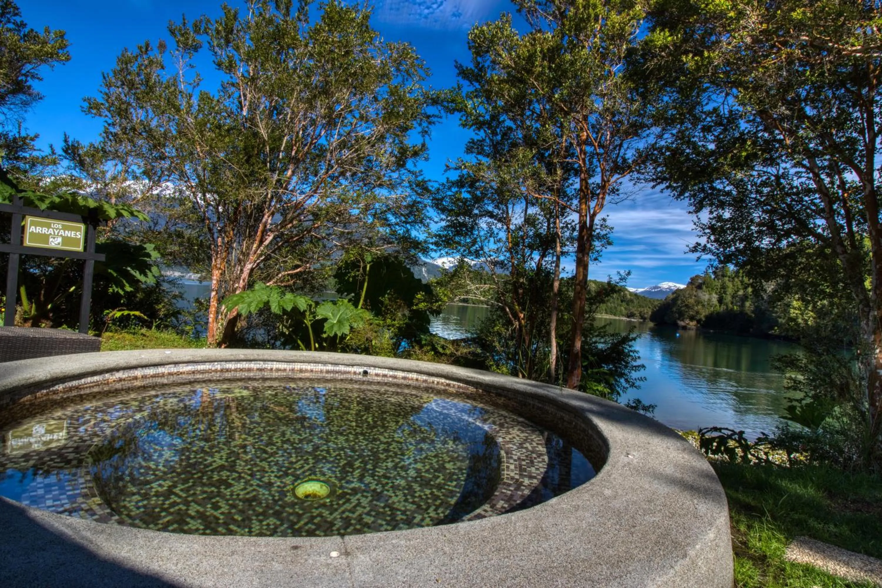 Hot Spring Bath in Puyuhuapi Lodge & Spa