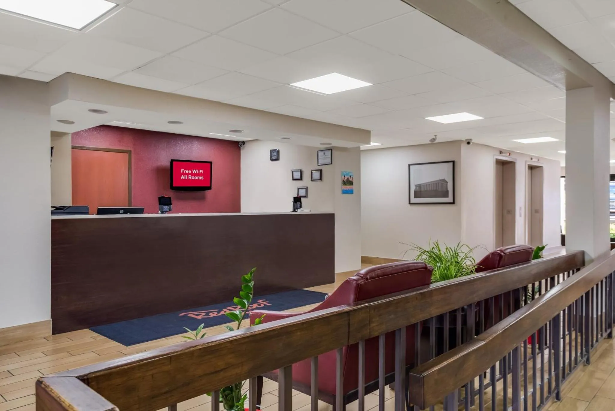 Lobby or reception in Red Roof Inn Nashville - Music City