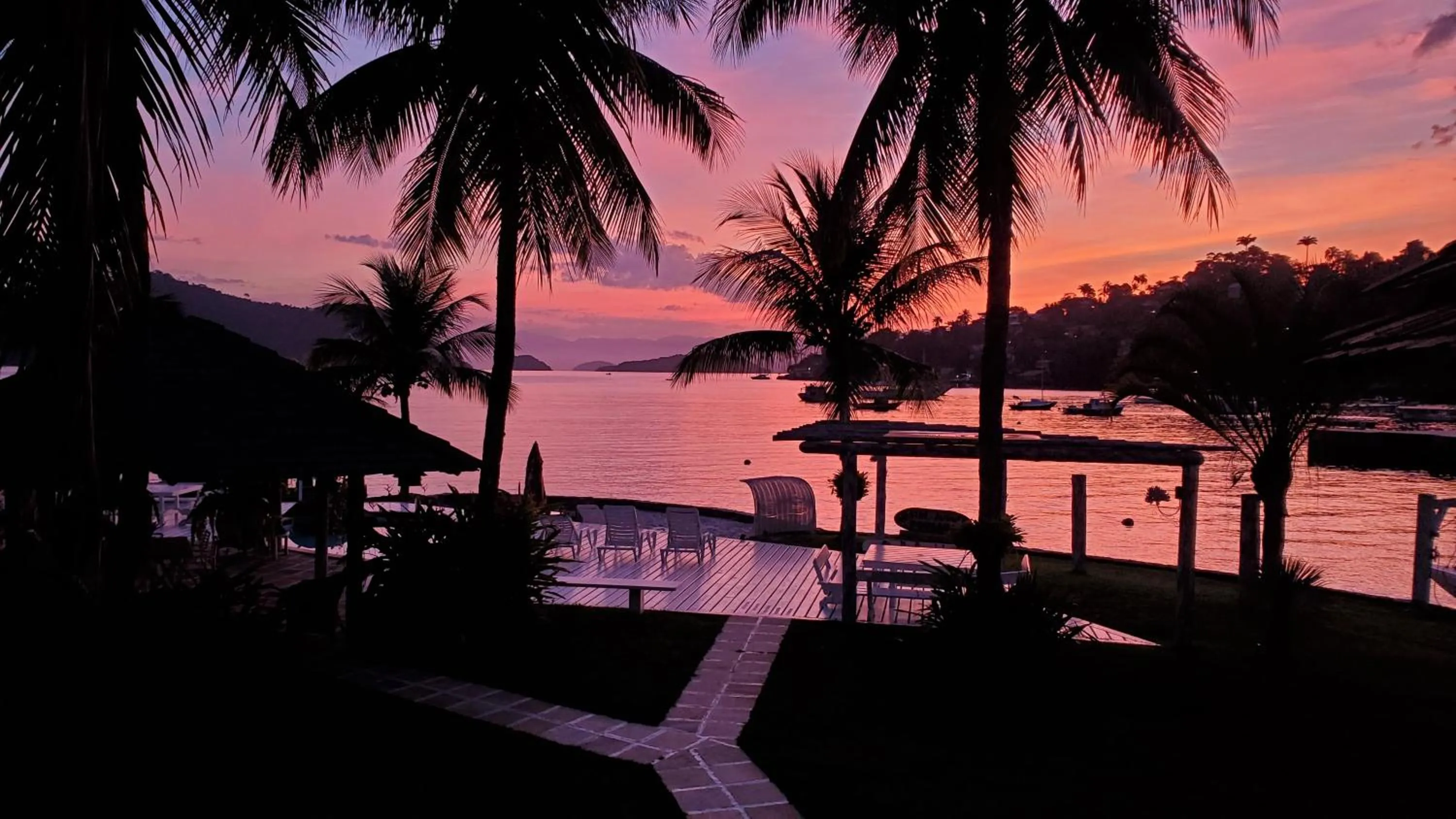 Sunset in Pousada Mestre Augusto