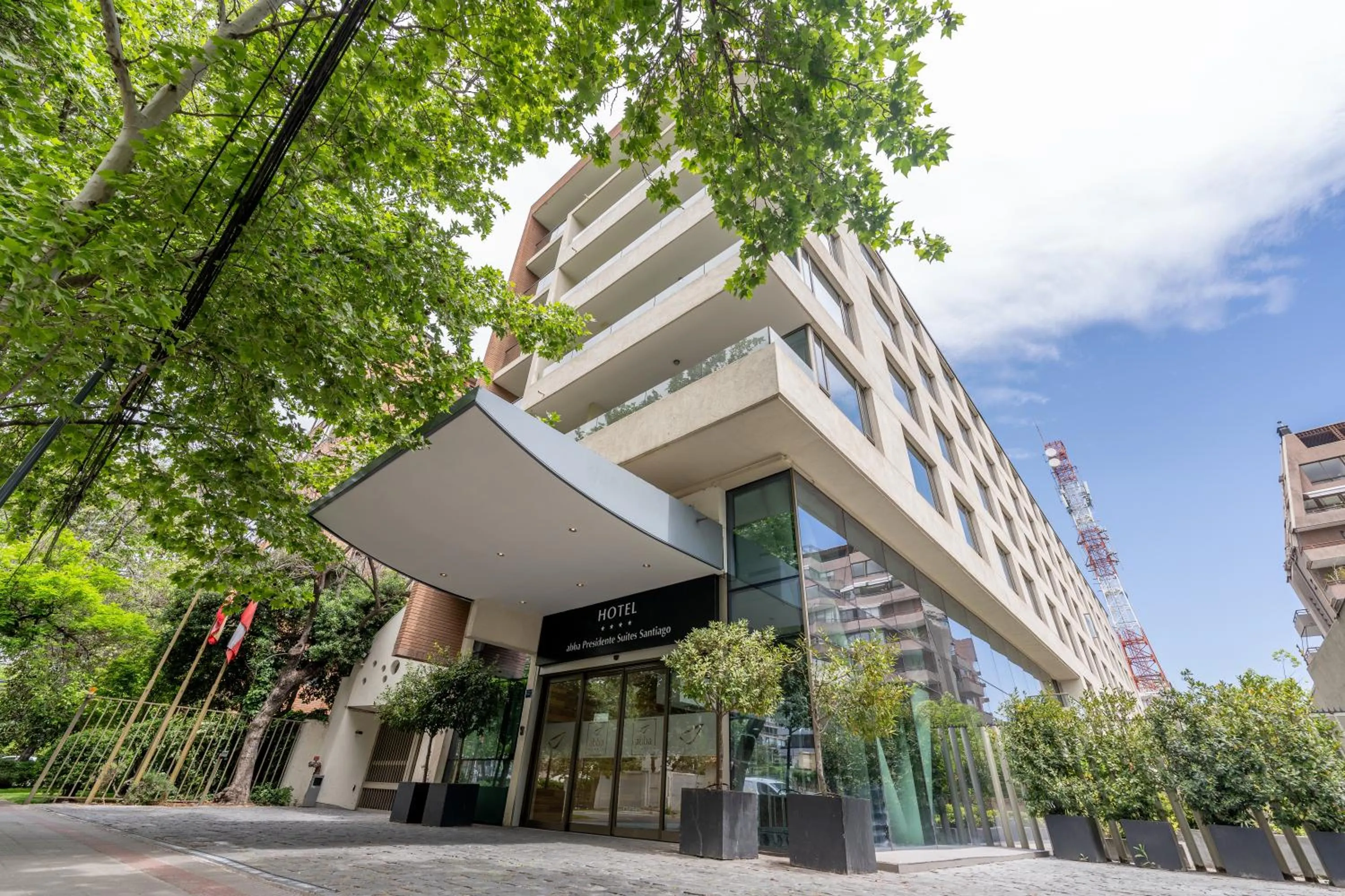 Property building in abba Presidente Suites Santiago