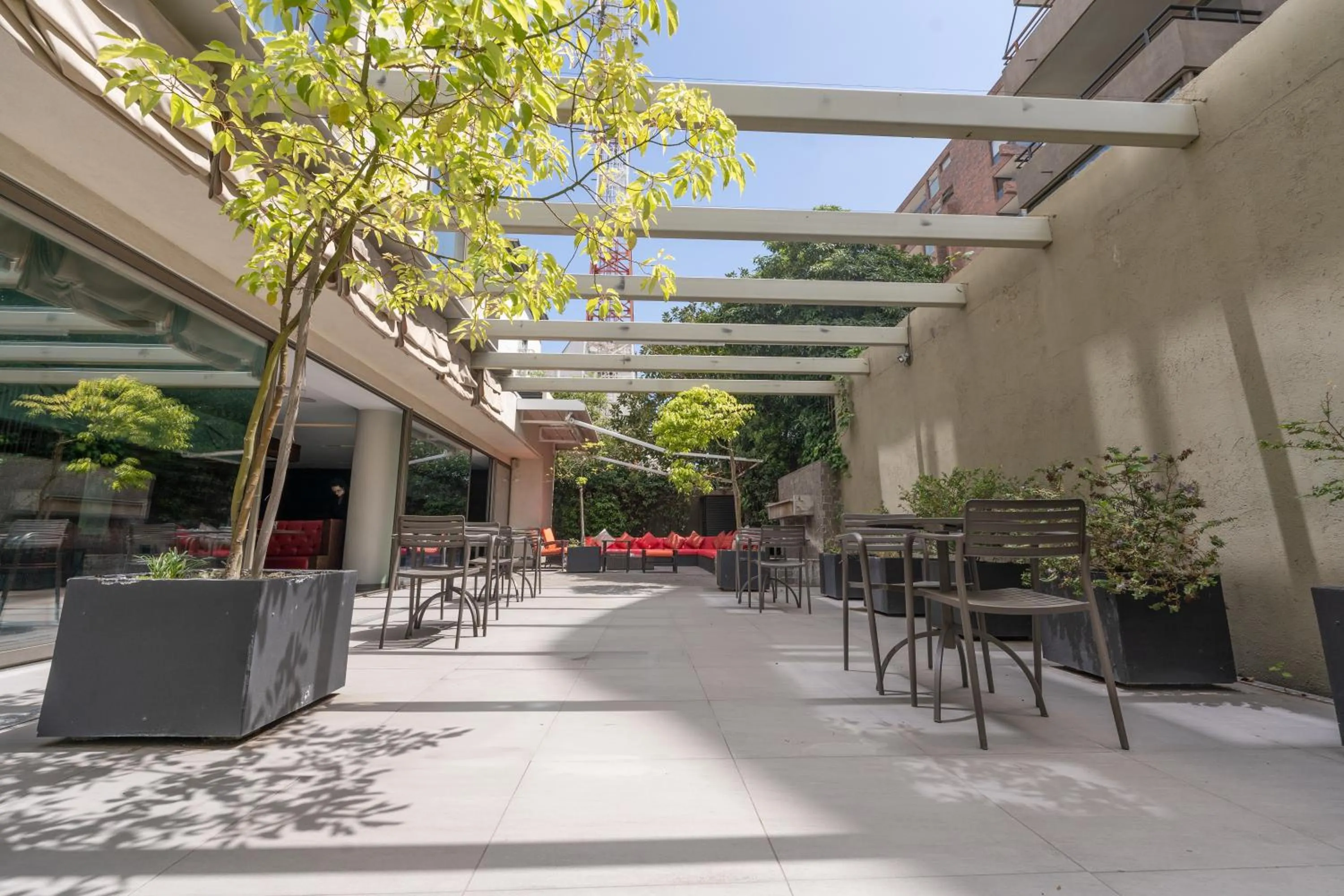 Balcony/Terrace in abba Presidente Suites Santiago