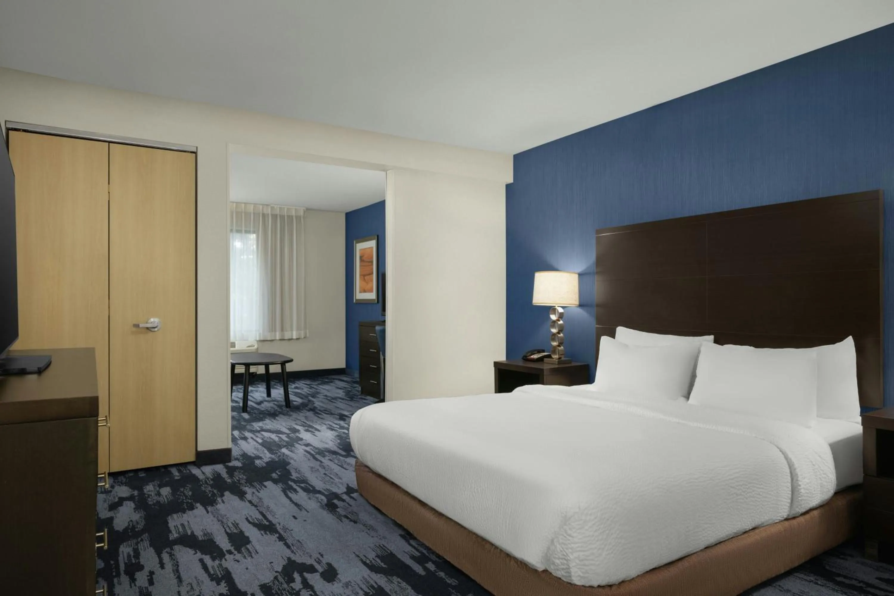 Photo of the whole room, Bed in Fairfield Inn & Suites by Marriott Moscow