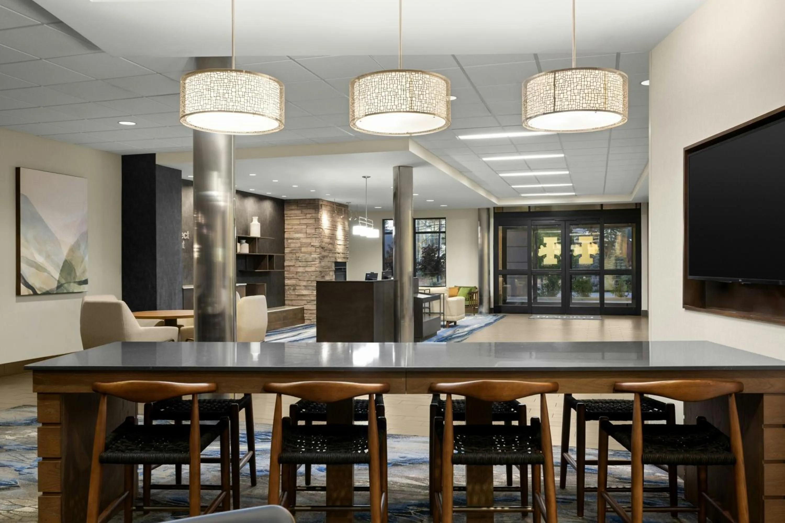 Lobby or reception in Fairfield Inn & Suites by Marriott Moscow