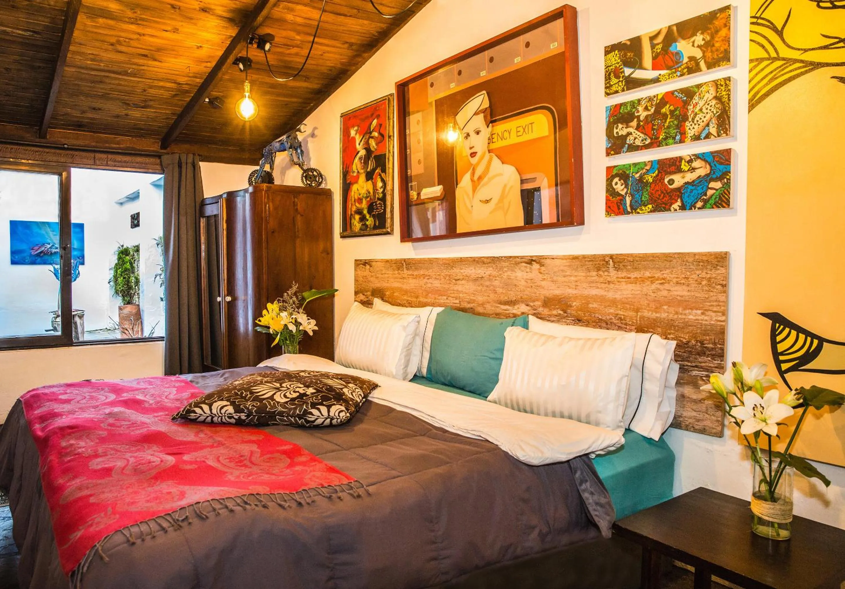 Bed in La Colina Hotel Cottage