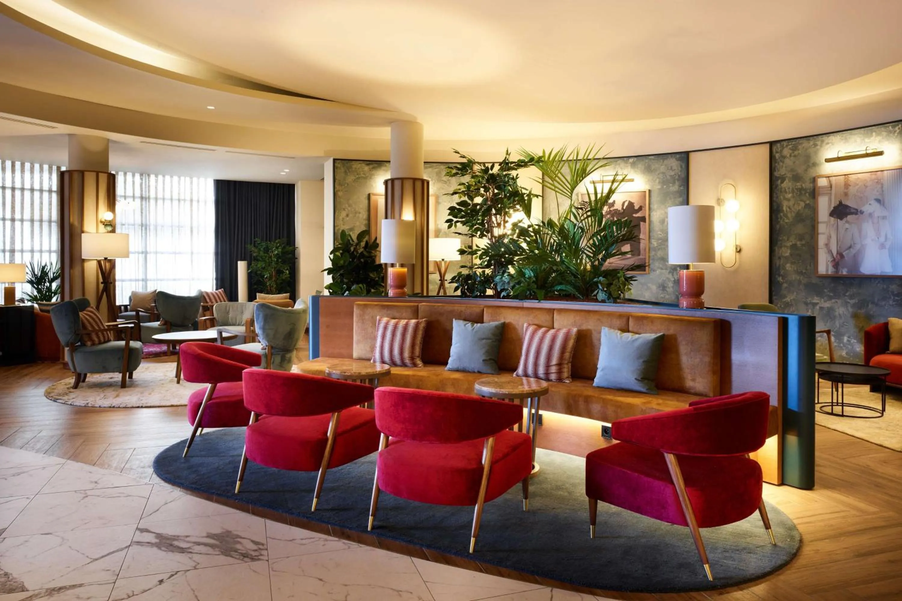 Lobby or reception in Radisson Blu Hotel Marseille Vieux Port