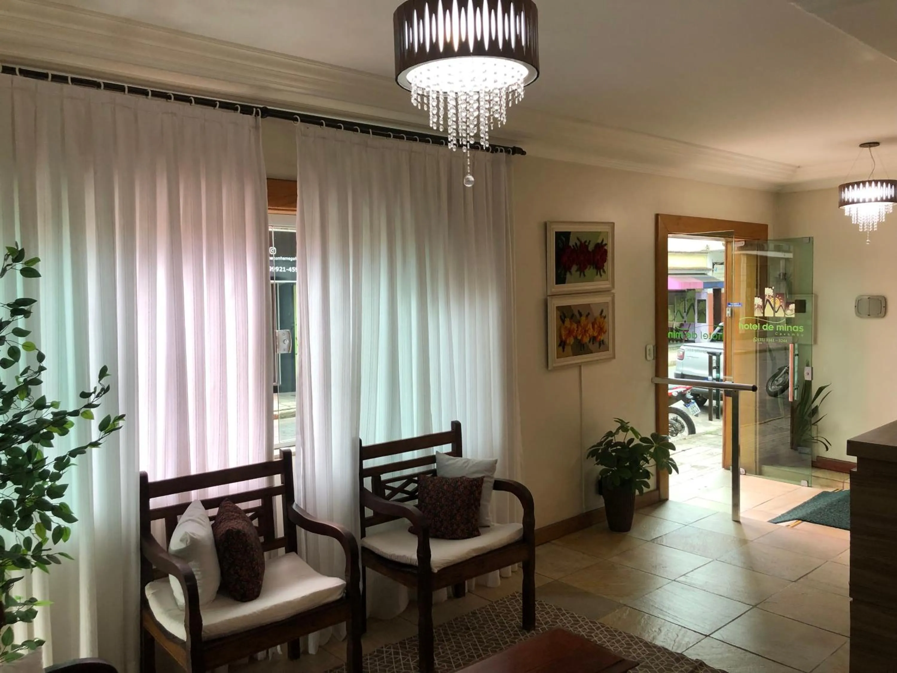 Lobby or reception in Hotel de Minas