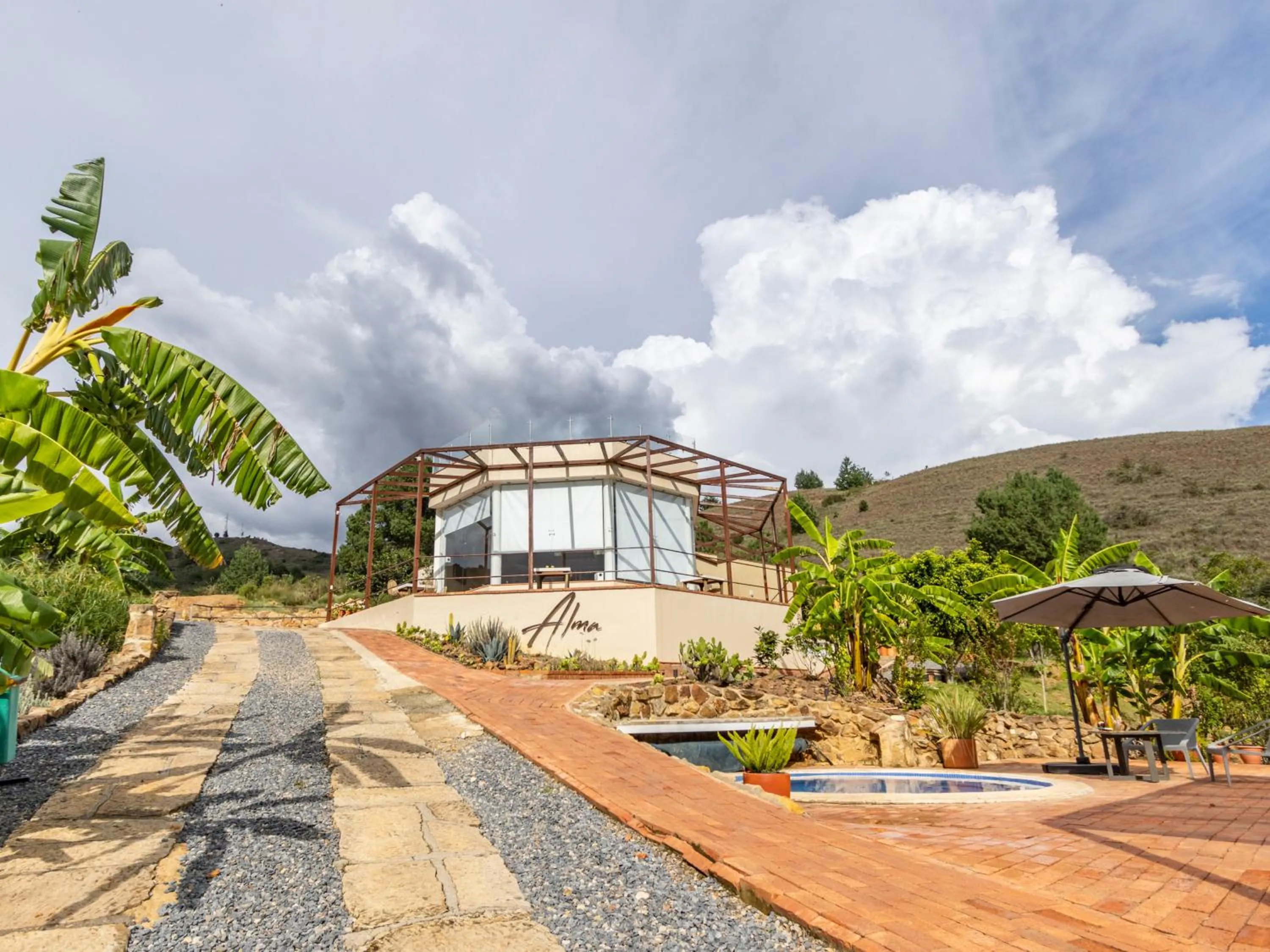 Property building in Hotel Alma