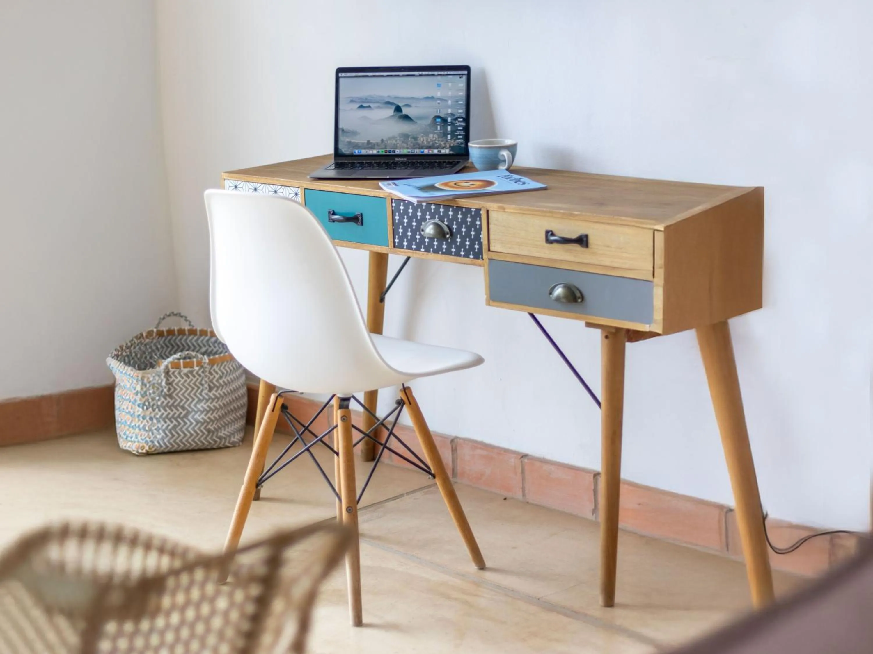 Seating area in Hotel Alma